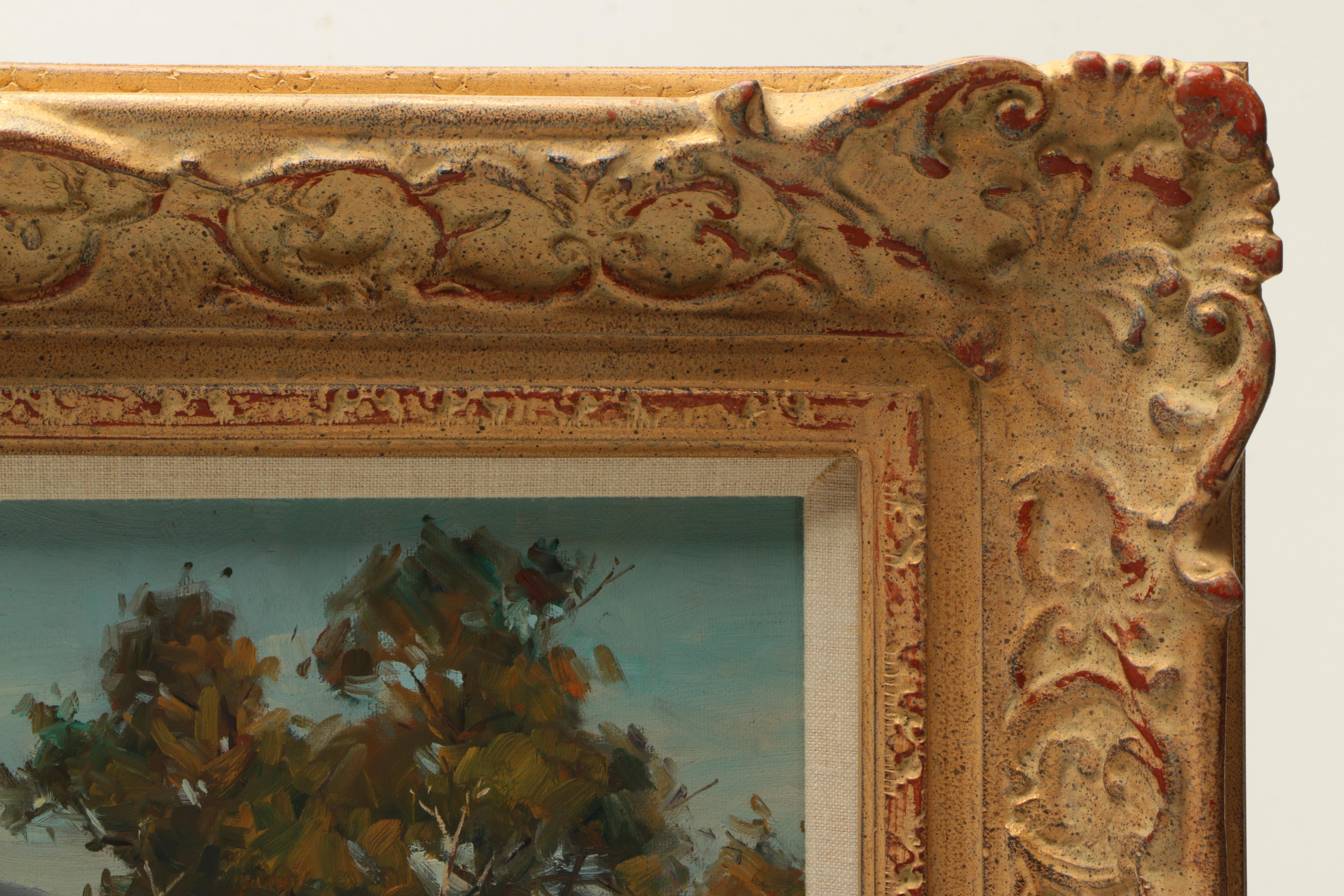 W. Jason Situ Oil Painting on Canvas of Landscape