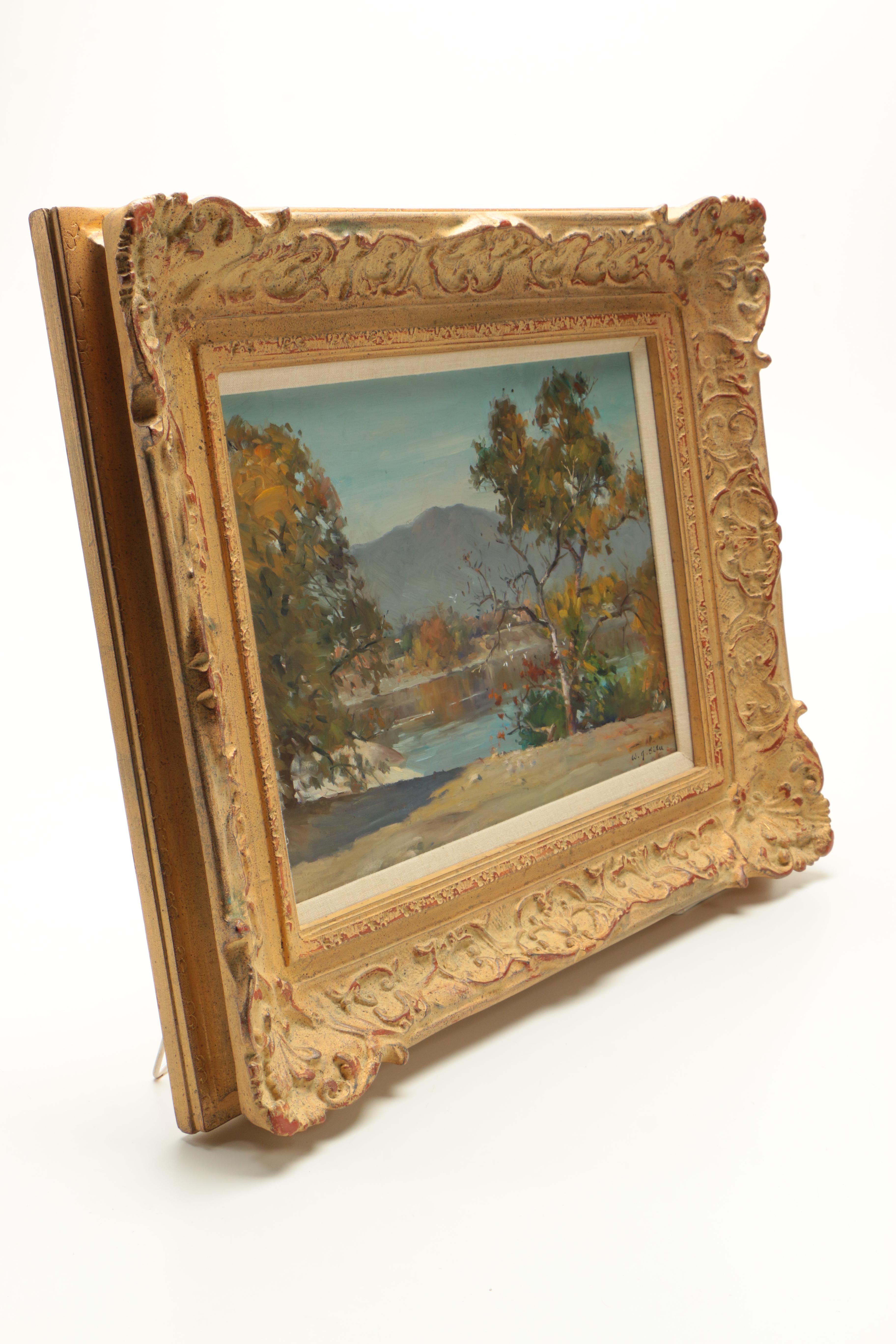 W. Jason Situ Oil Painting on Canvas of Landscape