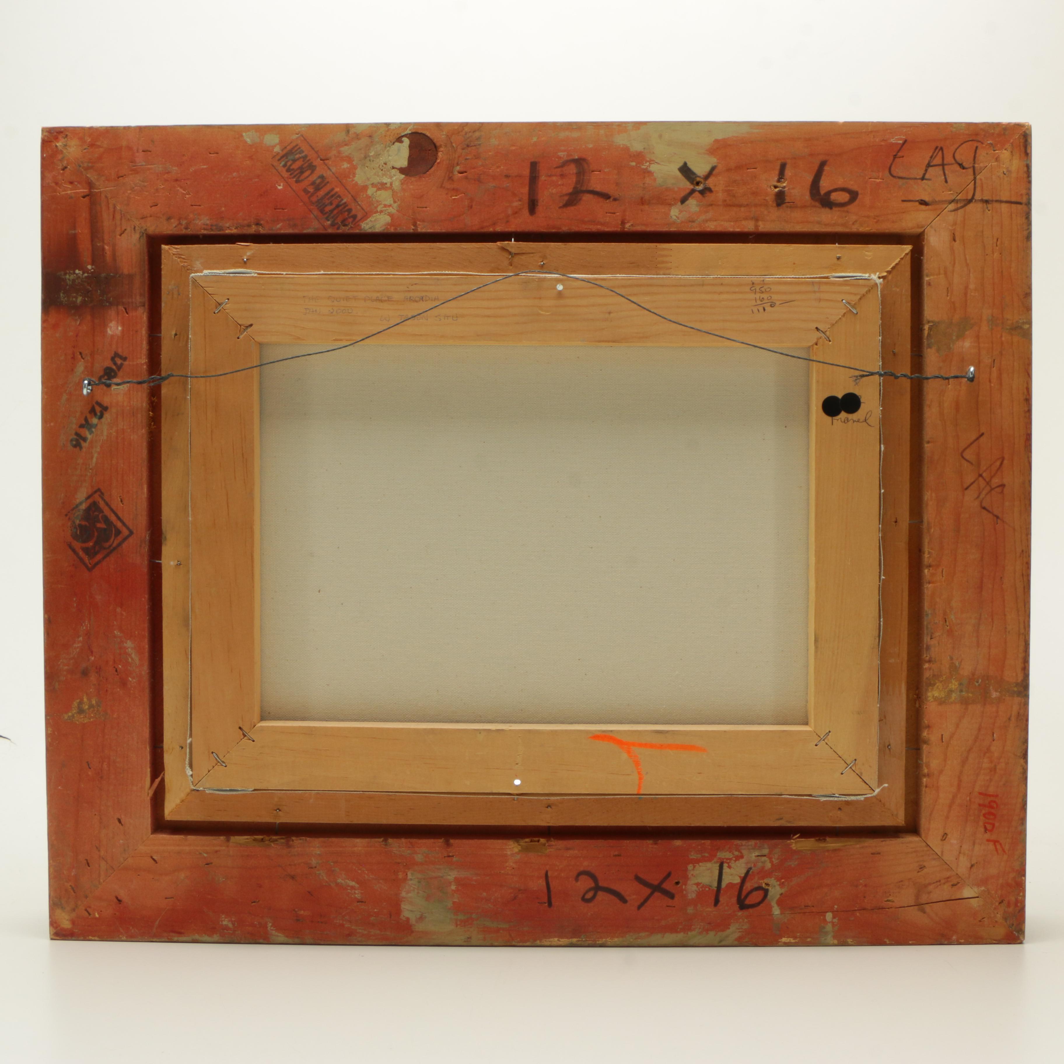 W. Jason Situ Oil Painting on Canvas of Landscape