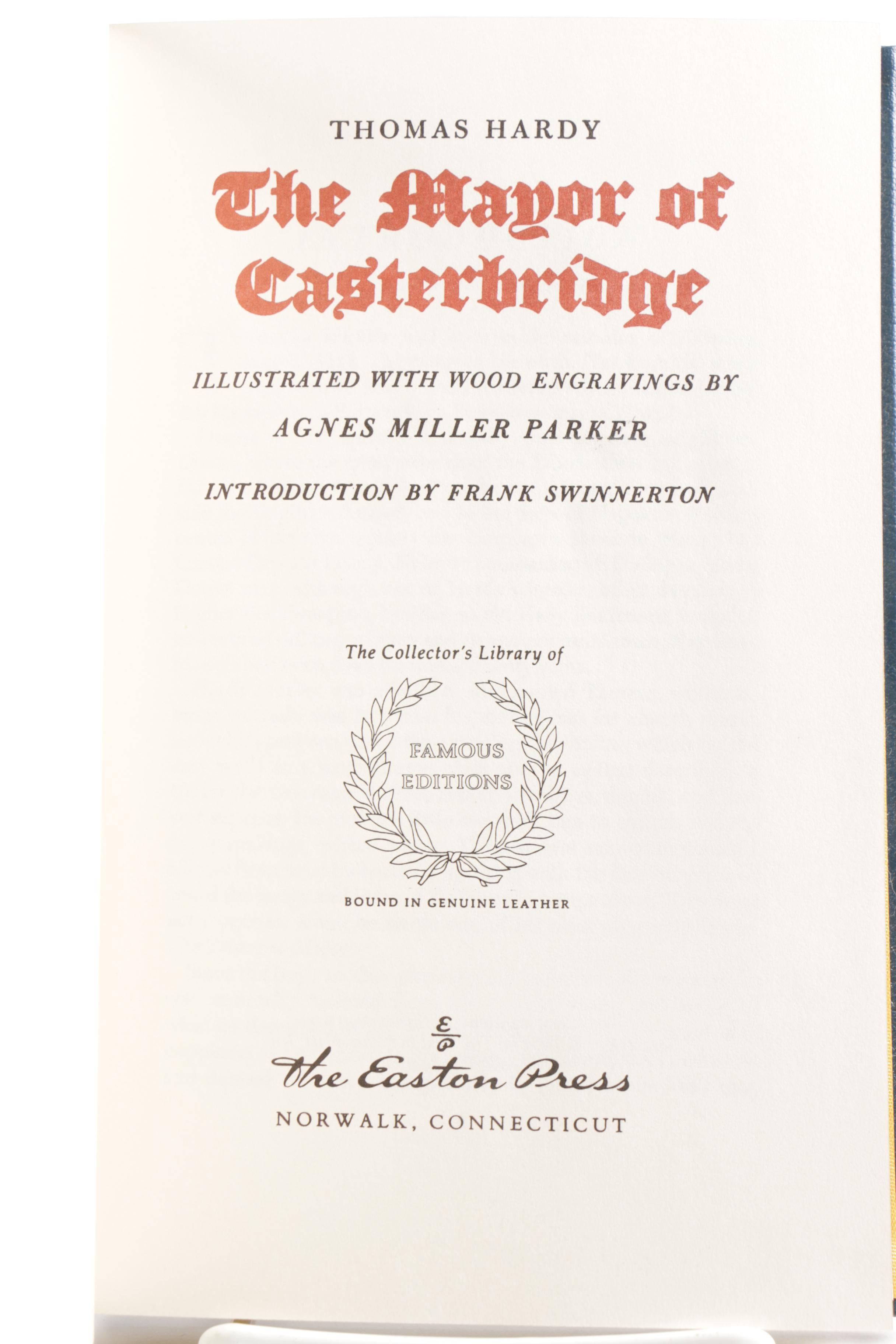 Easton Press Collector's Edition of Works by Thomas Hardy