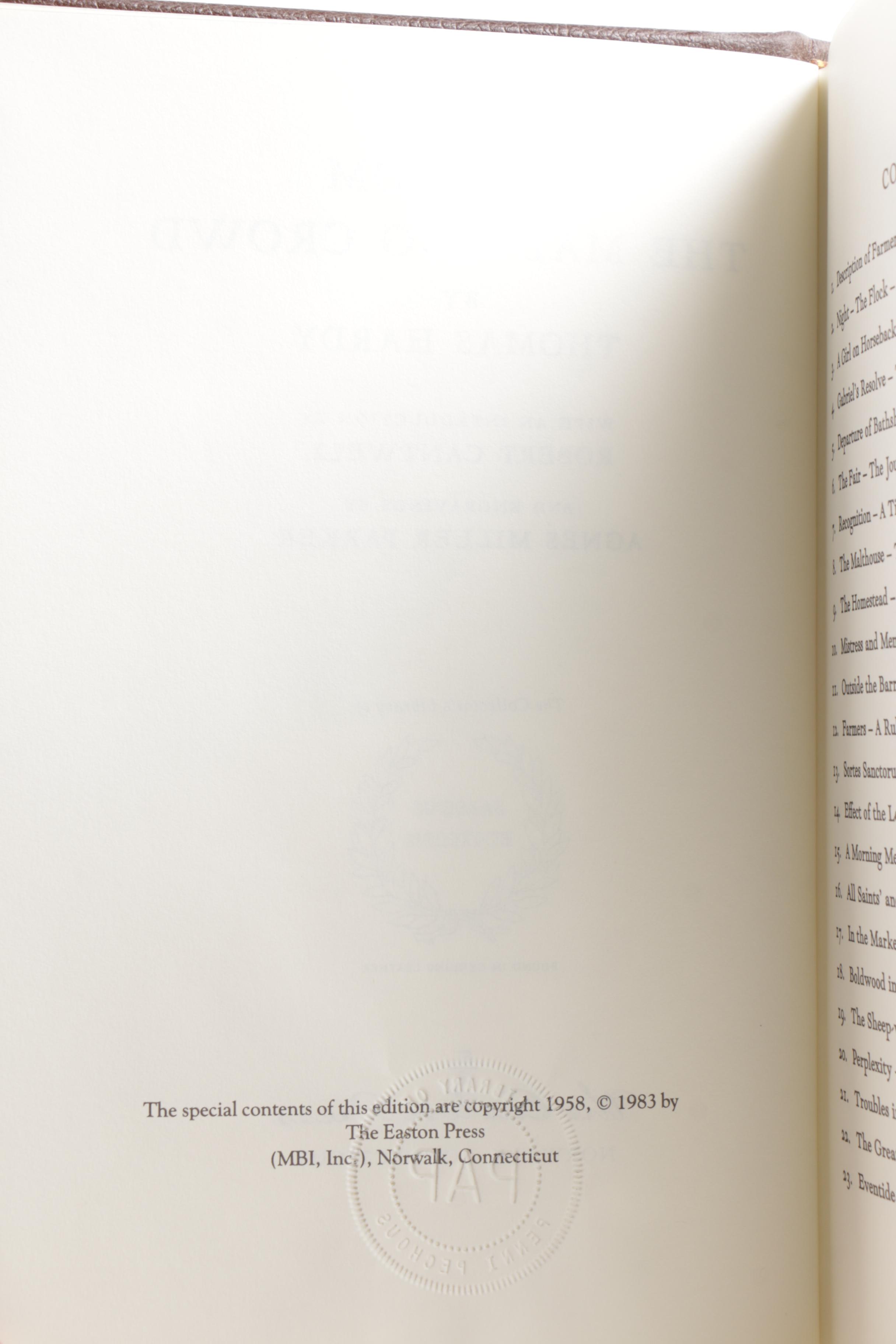 Easton Press Collector's Edition of Works by Thomas Hardy