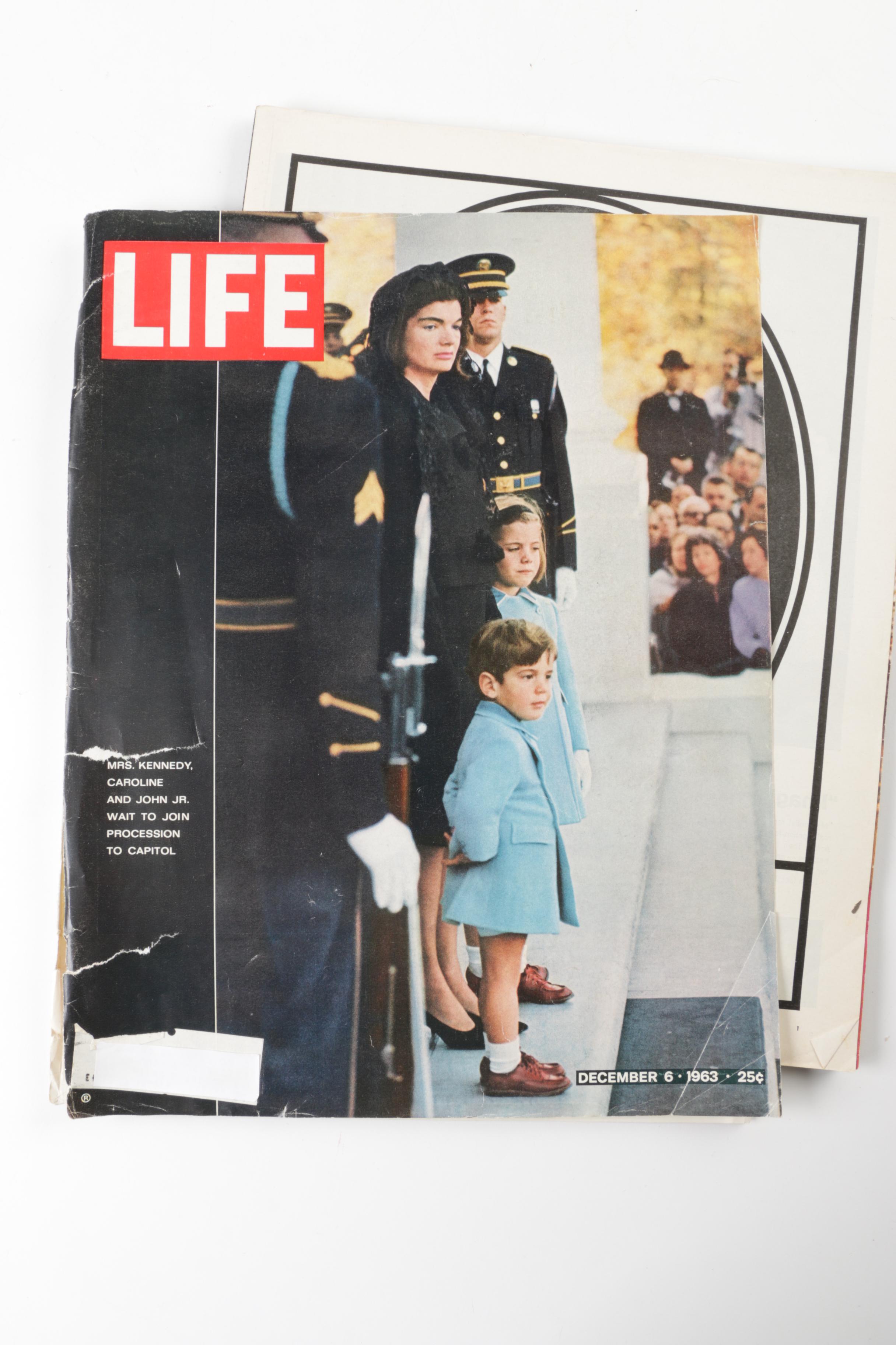 Assortment of Magazines Featuring John F. Kennedy