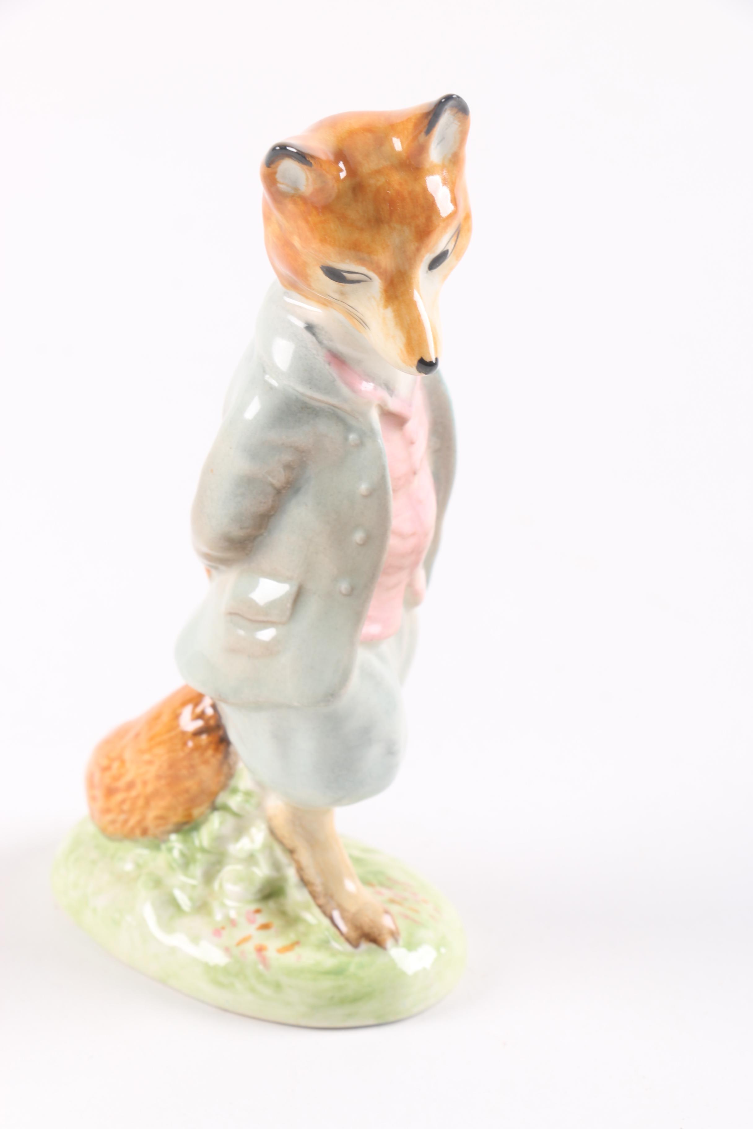 Beatrix Potter Figurines Including "Mr. Alderman Ptolemy"
