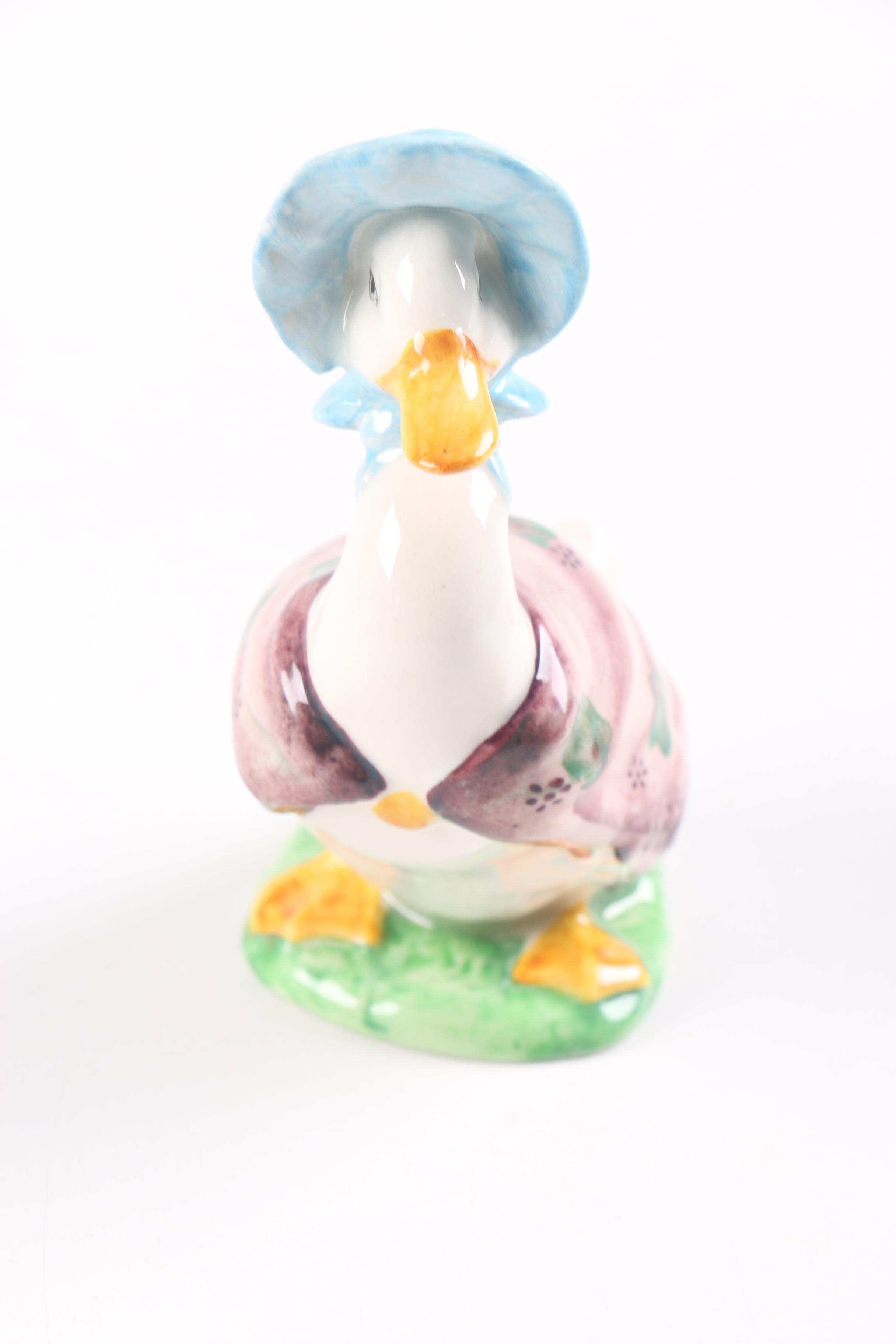 Beatrix Potter Figurines Including "Mr. Alderman Ptolemy"