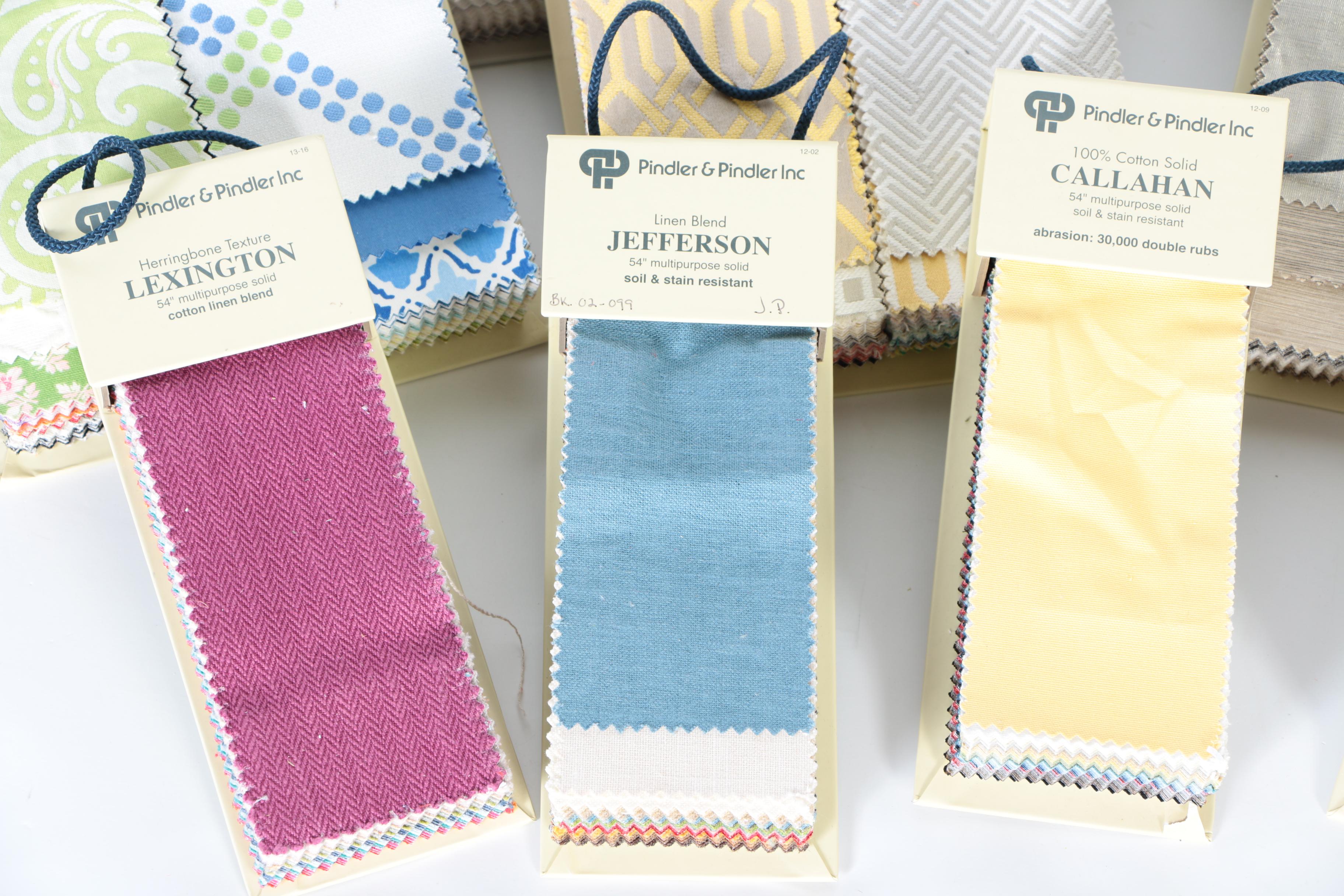 Collection of Pindler & Pindler Designer Textile Sample Books