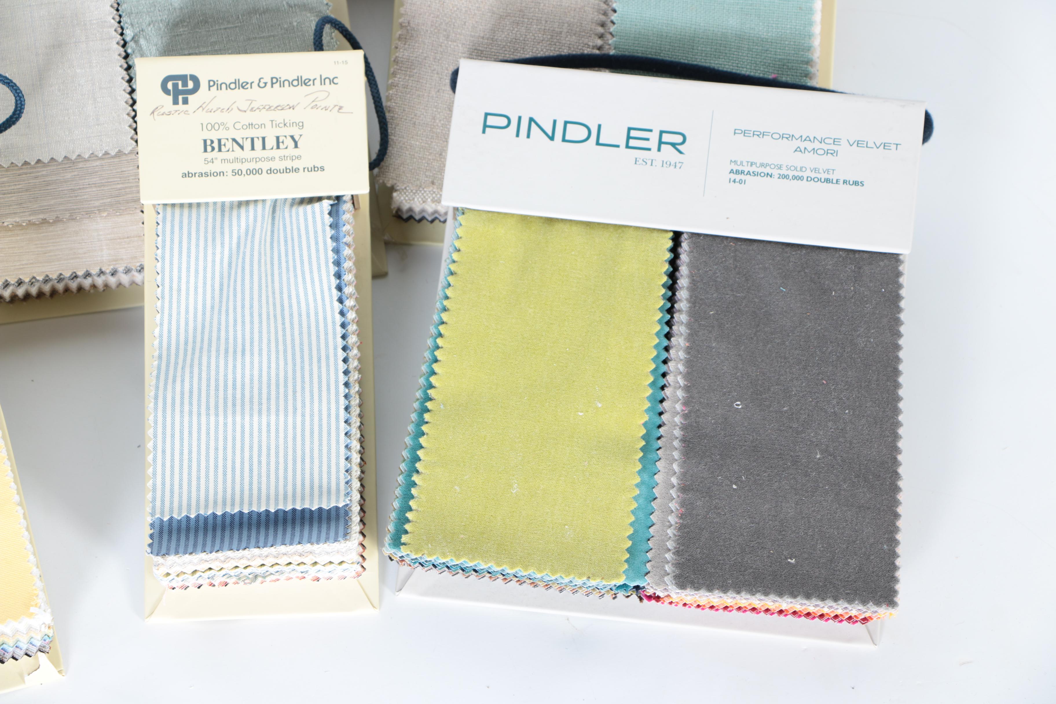 Collection of Pindler & Pindler Designer Textile Sample Books