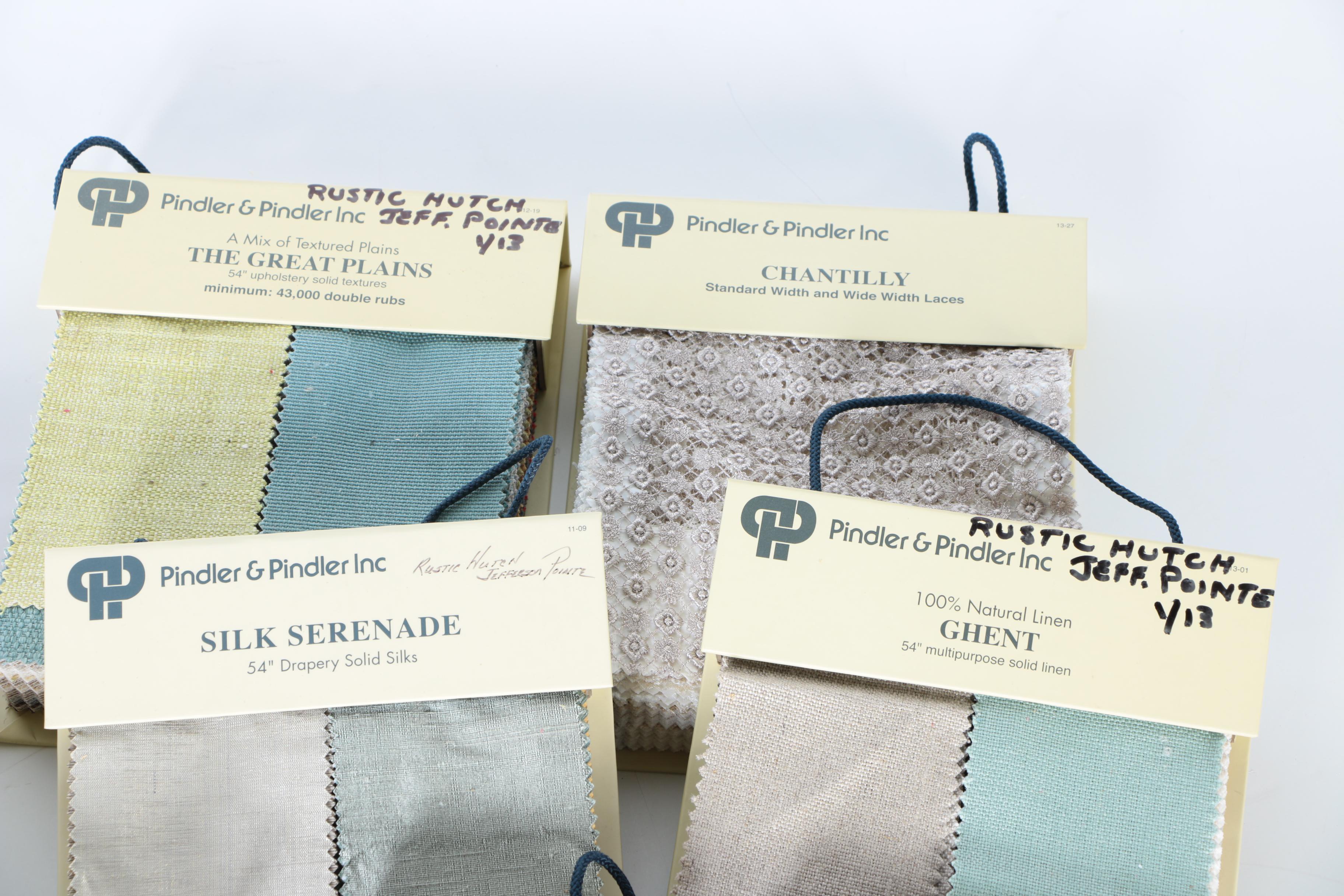 Collection of Pindler & Pindler Designer Textile Sample Books