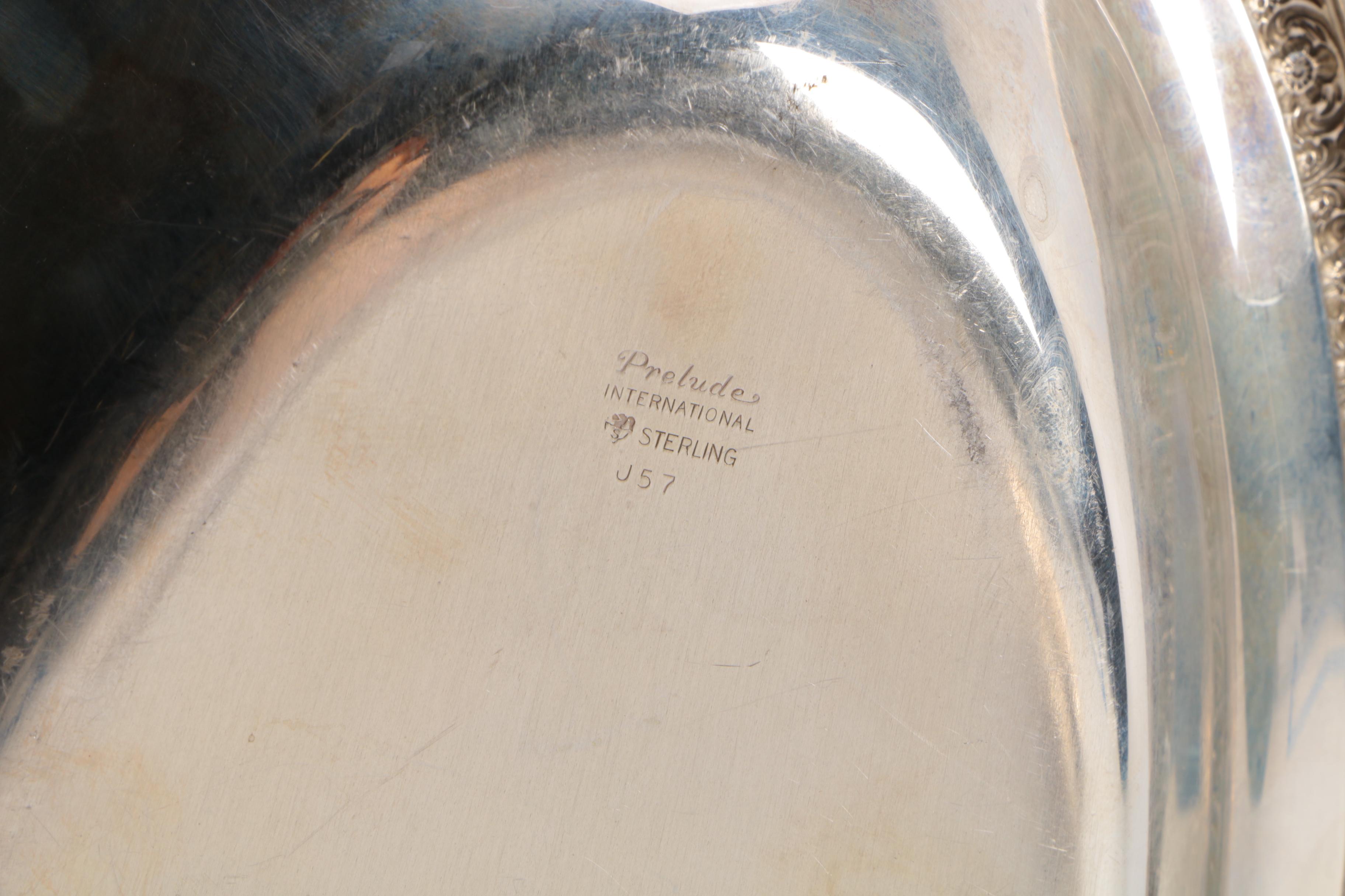 International and Stieff Sterling Silver Dishes