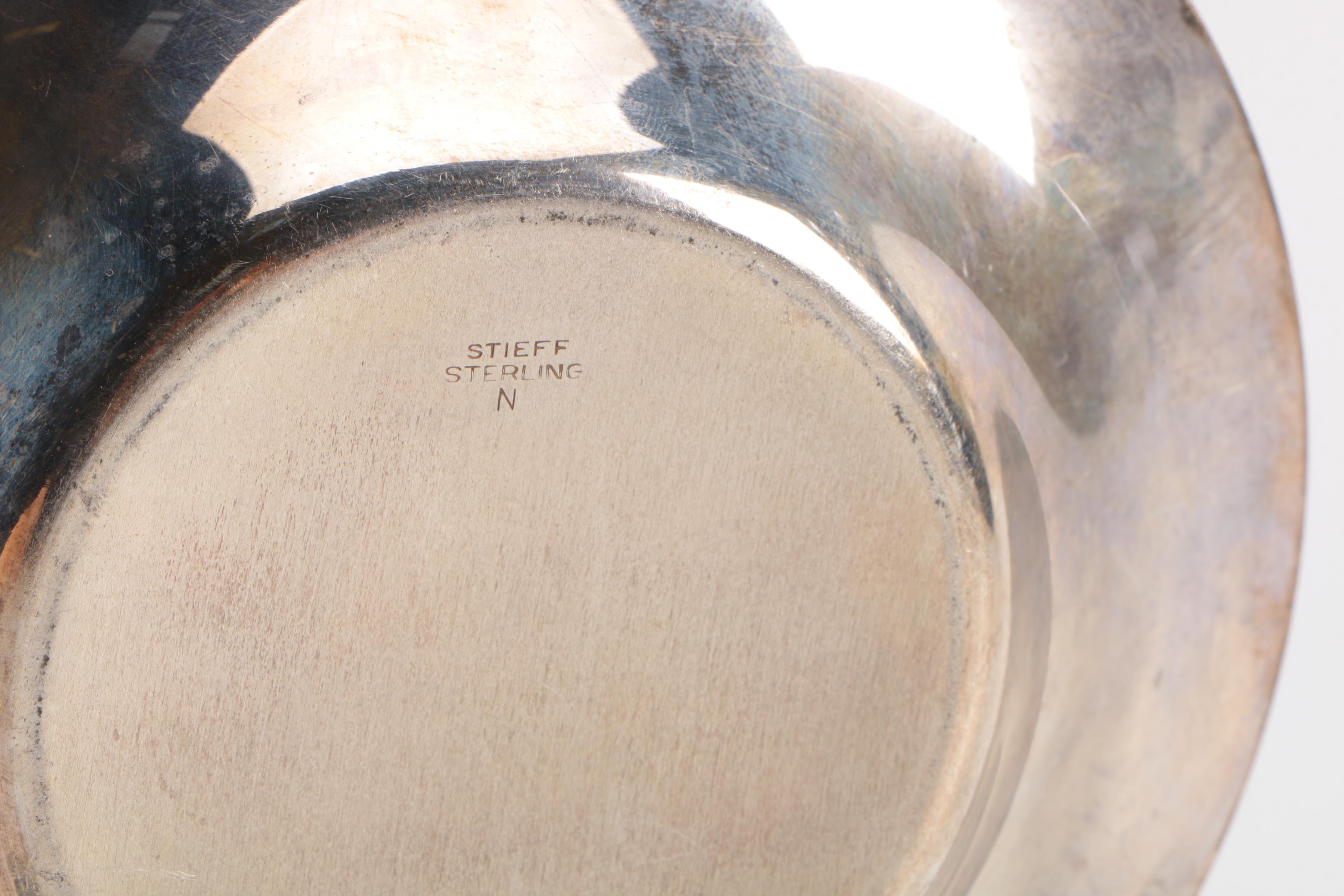 International and Stieff Sterling Silver Dishes