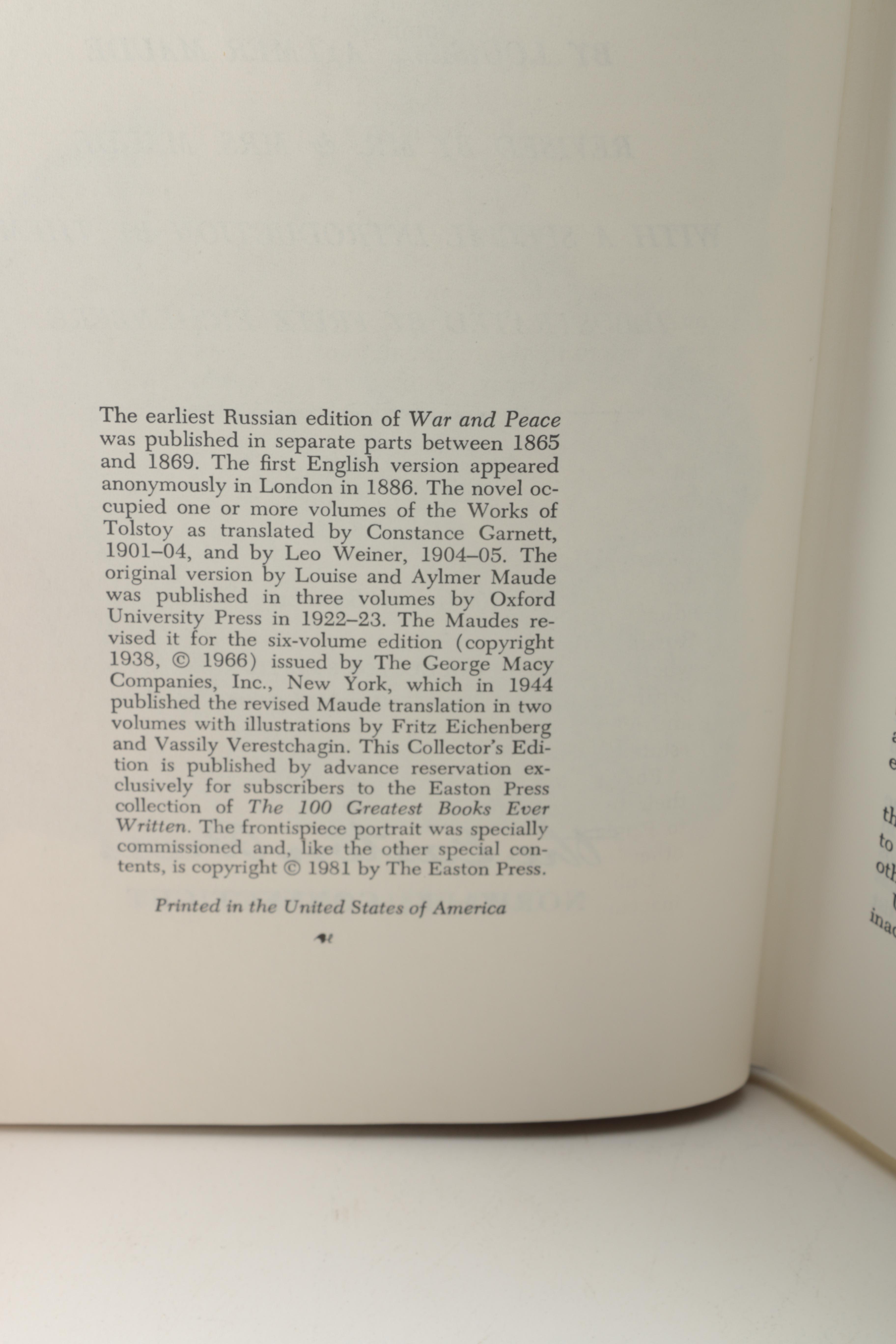 Easton Press Collector's Edition Books