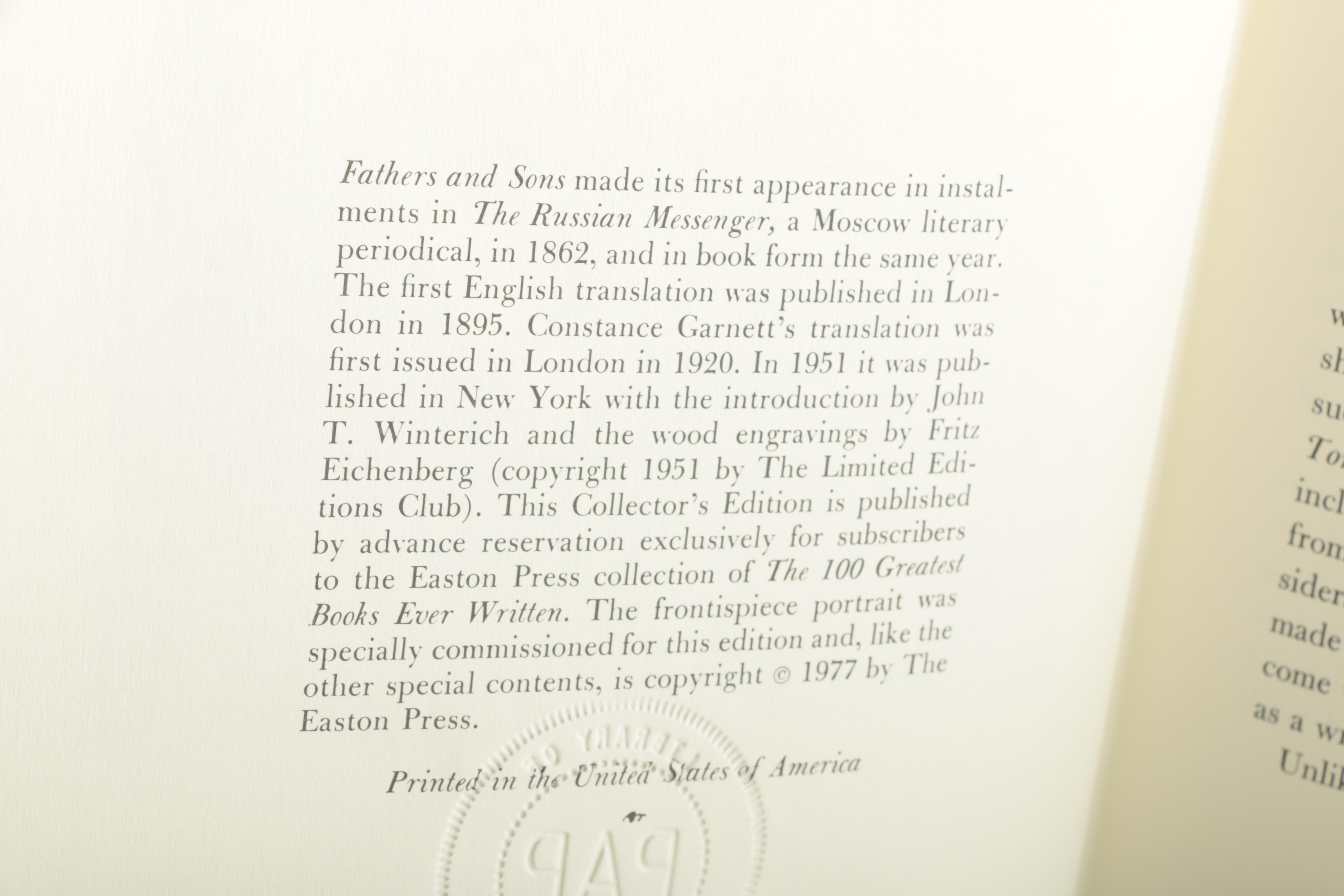 Easton Press Collector's Edition Books