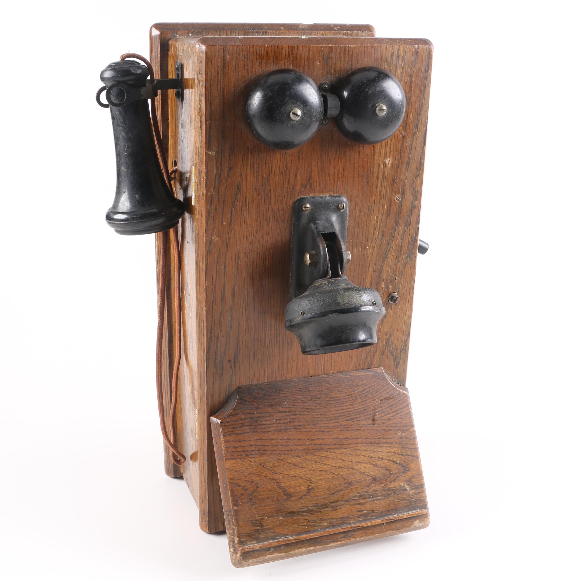 Antique Magneto Wall Compact Crank Telephone