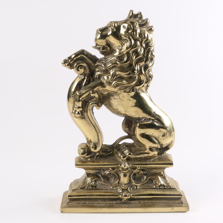 Decorative Brass Lion