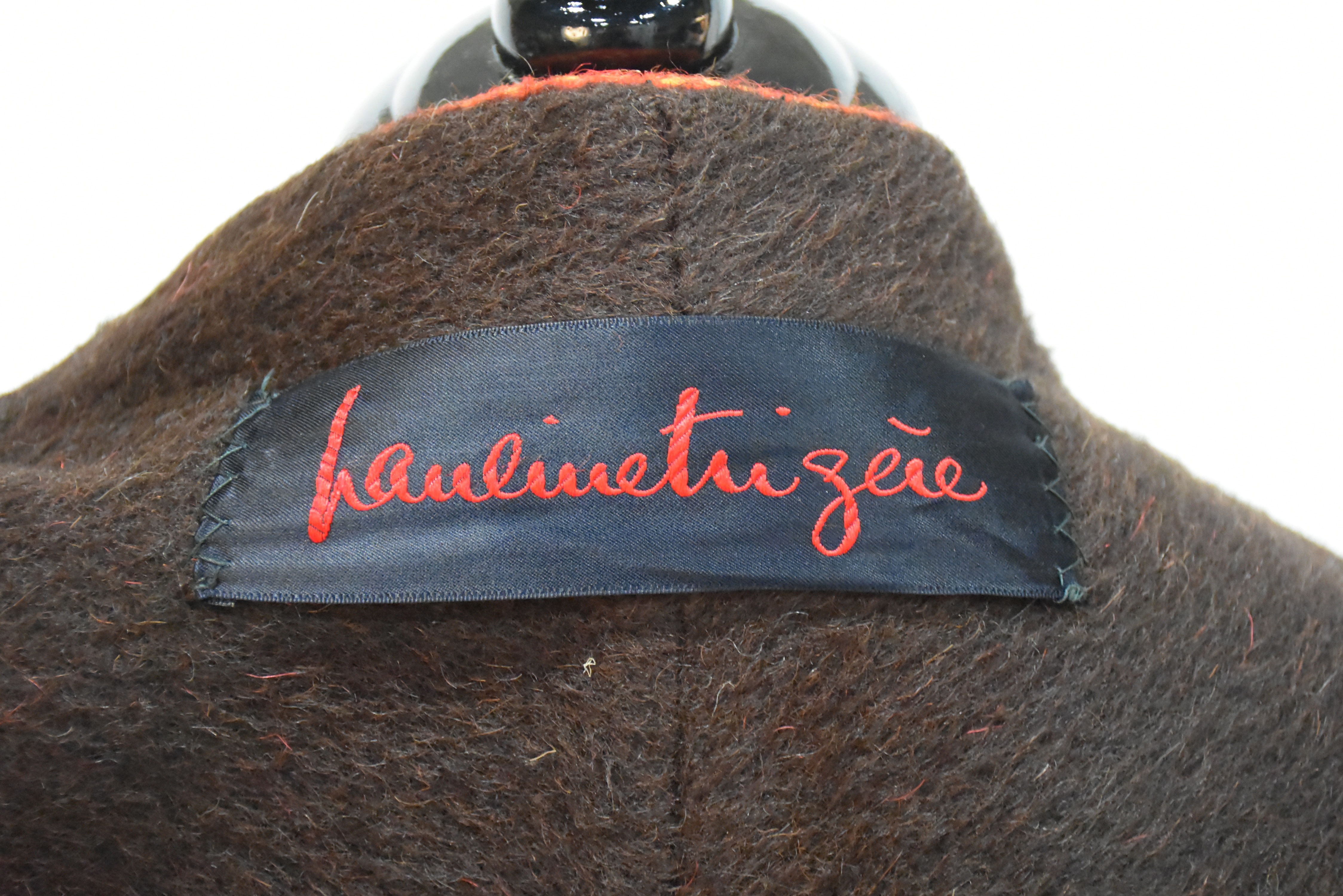 Vintage 1960's Pauline Trigere Mohair Bengal Swing Coat From Gidding Jenny