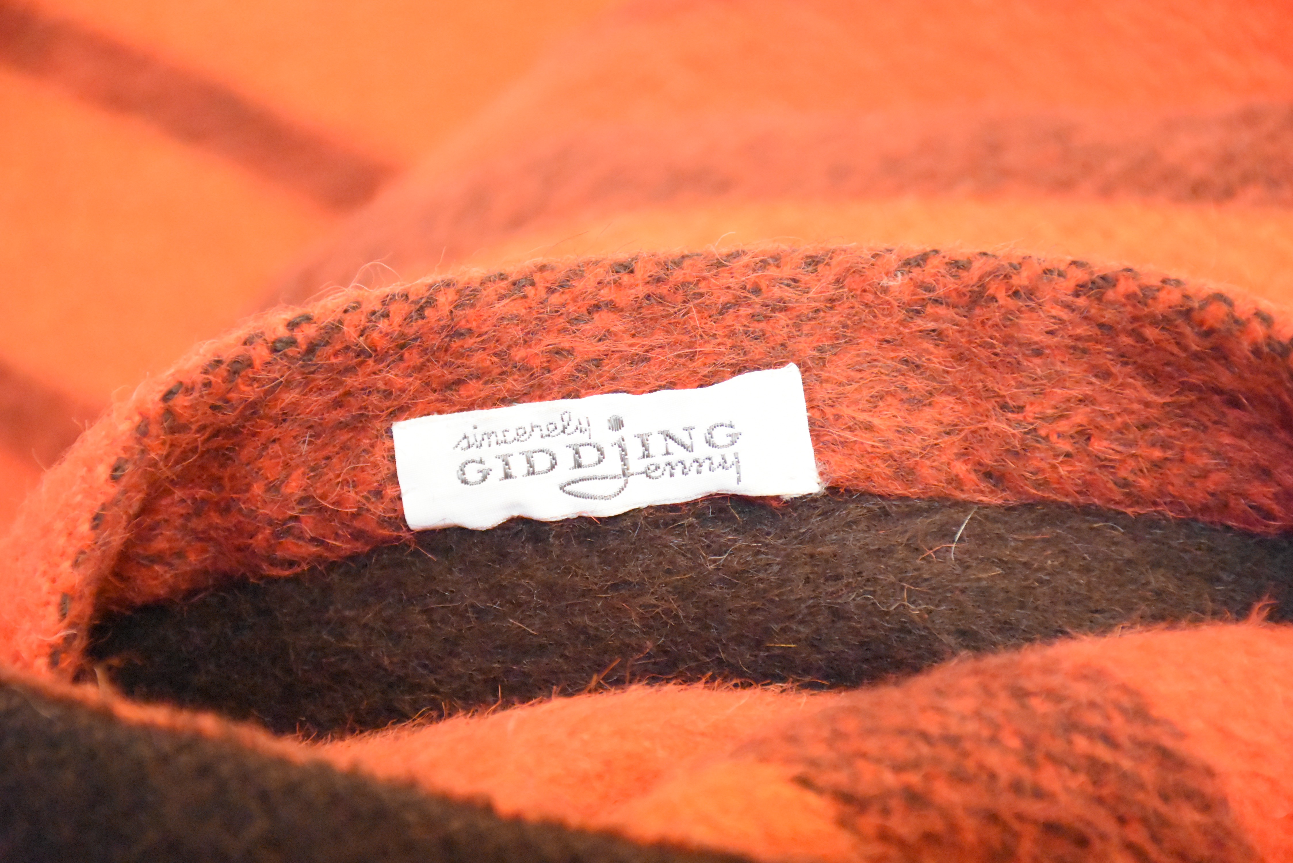 Vintage 1960's Pauline Trigere Mohair Bengal Swing Coat From Gidding Jenny
