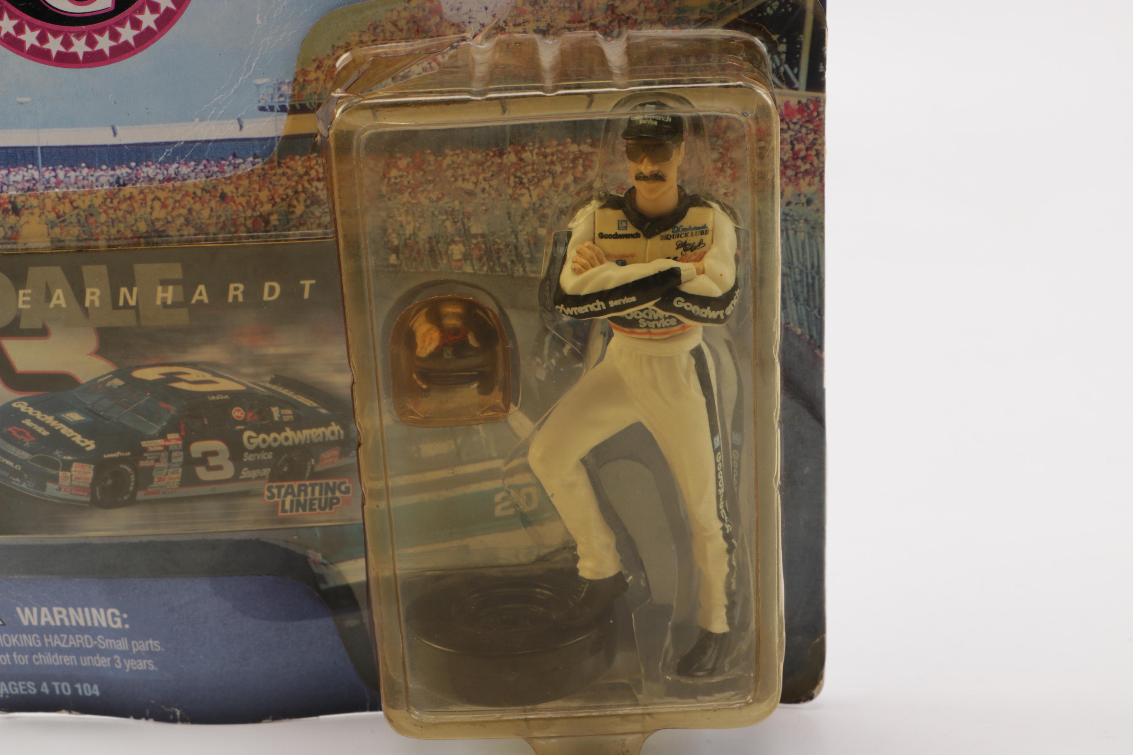 NASCAR Ford Taurus Die-Cast Stock Car and Dale Earnhardt Action Figure