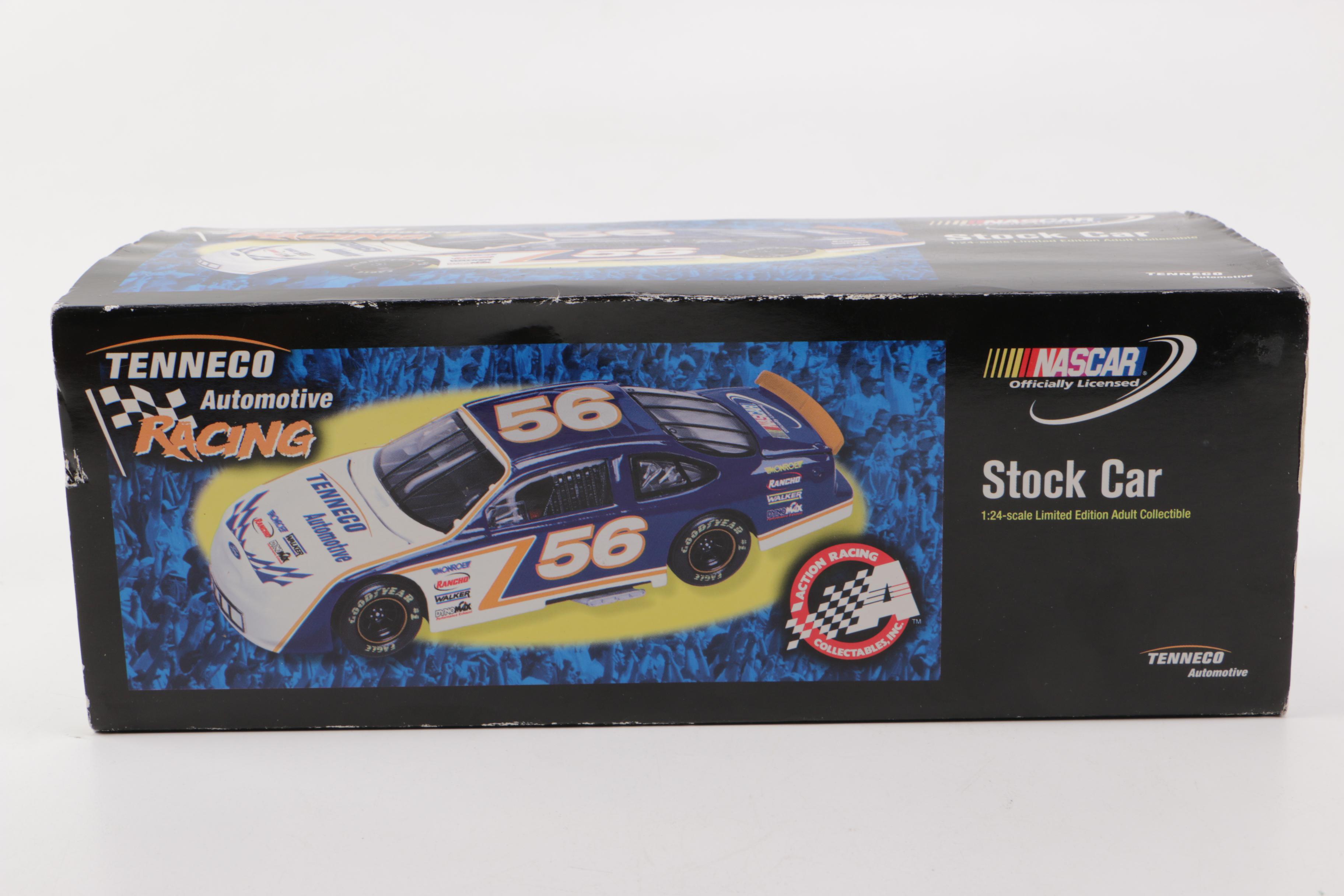 NASCAR Ford Taurus Die-Cast Stock Car and Dale Earnhardt Action Figure