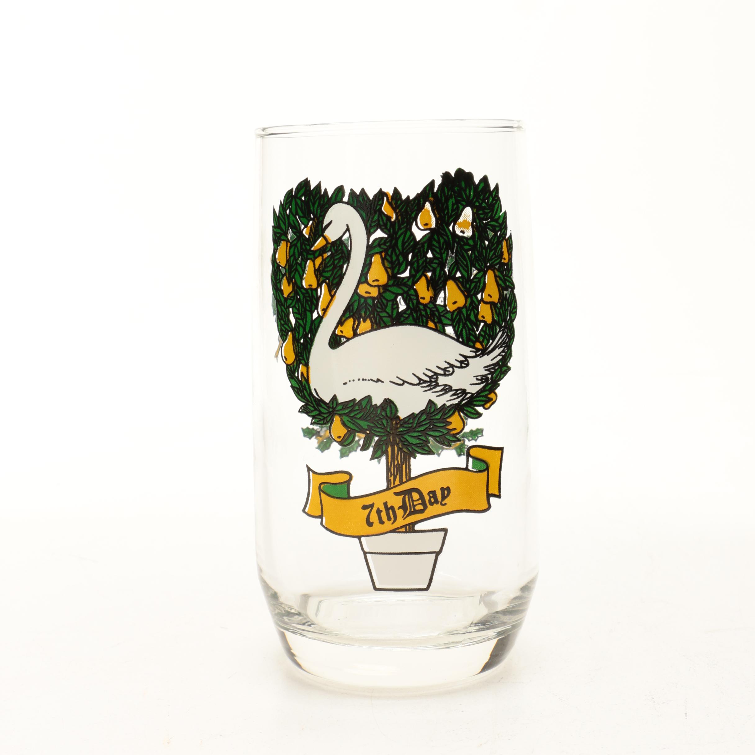 Twelve Days of Christmas Drinking Glasses