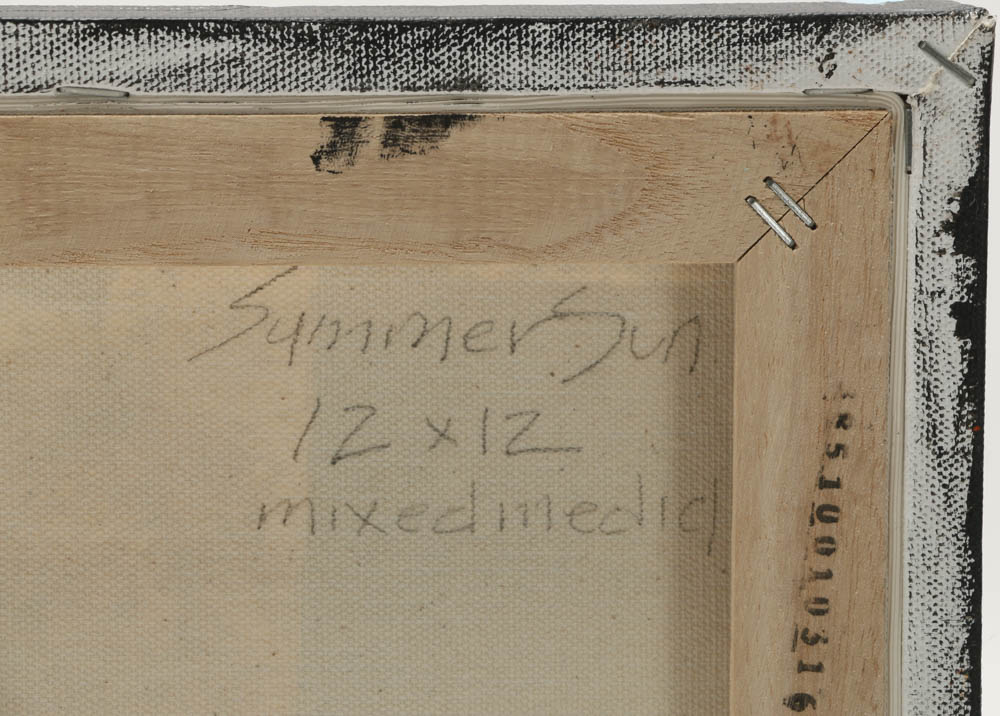 Original Mixed Media Painting on Canvas "Summer Sun"