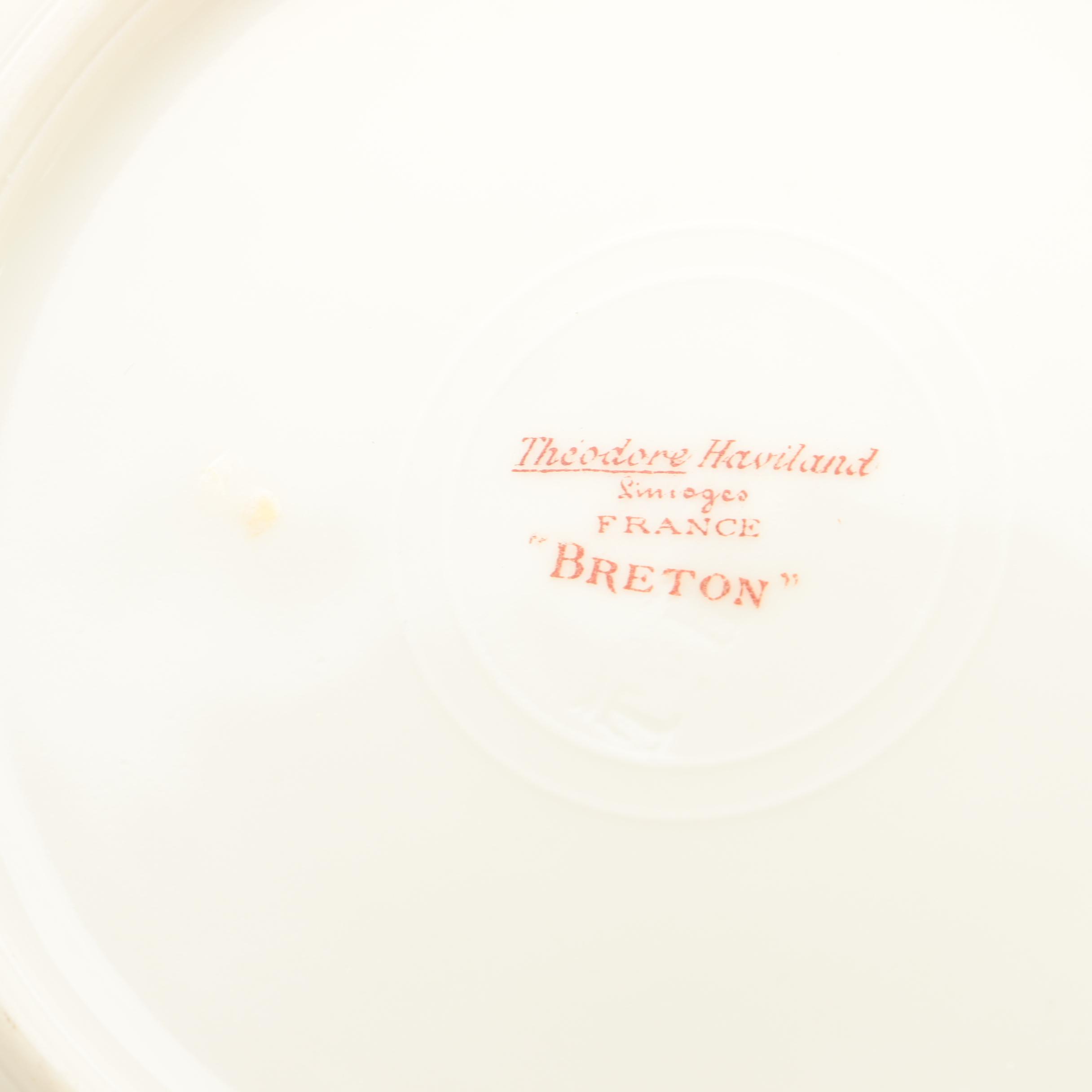 Assortment of Tableware including Haviland & Co. Limoges