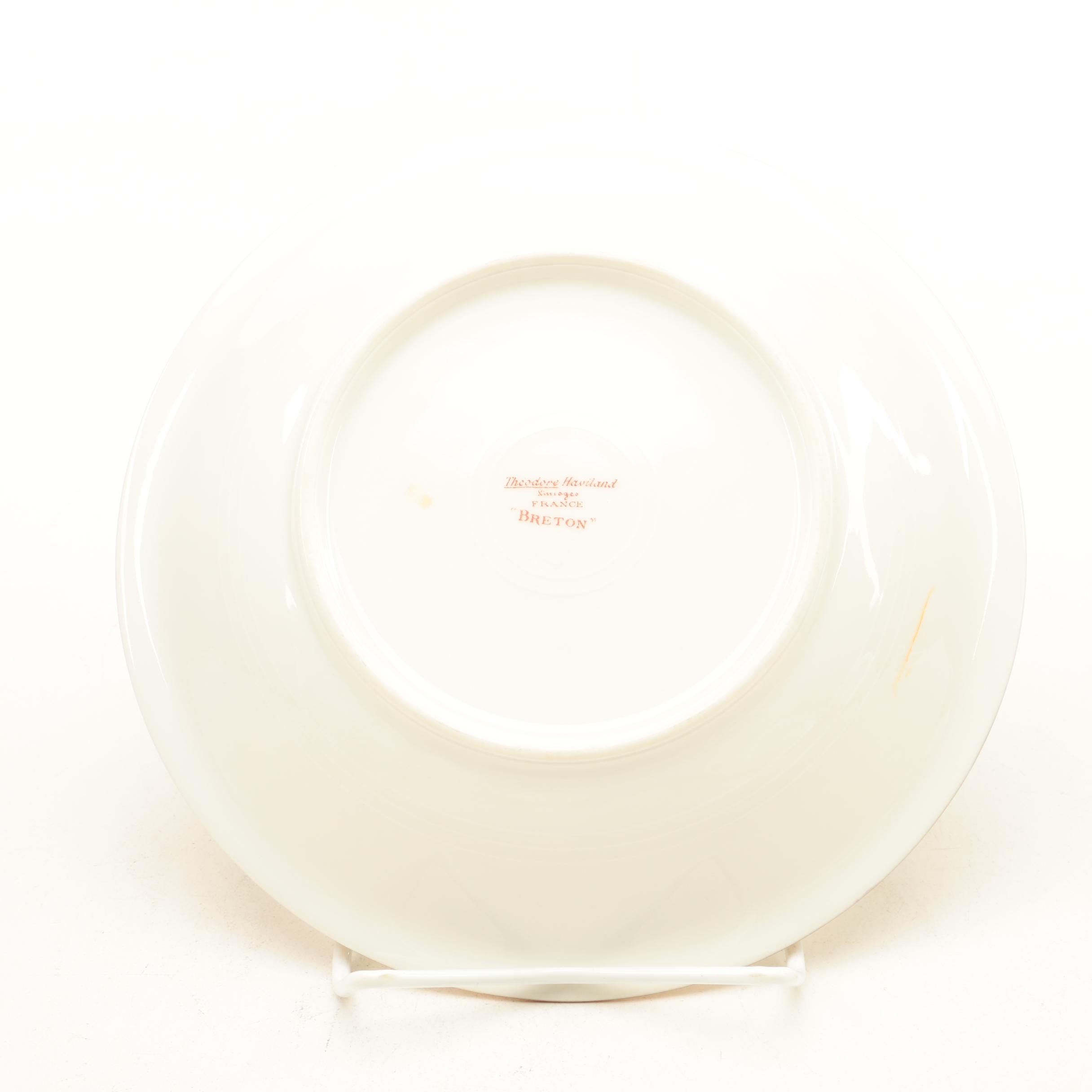 Assortment of Tableware including Haviland & Co. Limoges