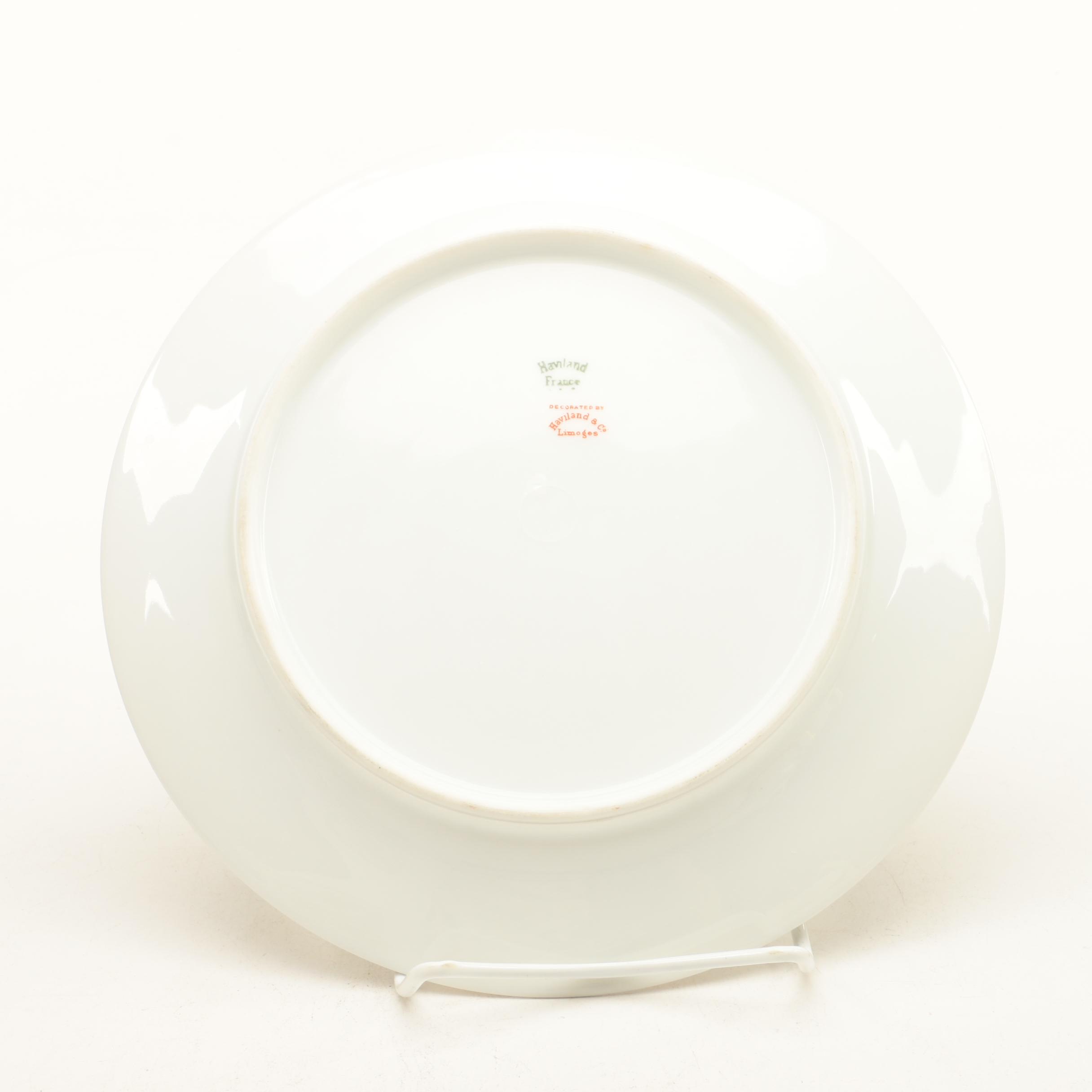 Assortment of Tableware including Haviland & Co. Limoges