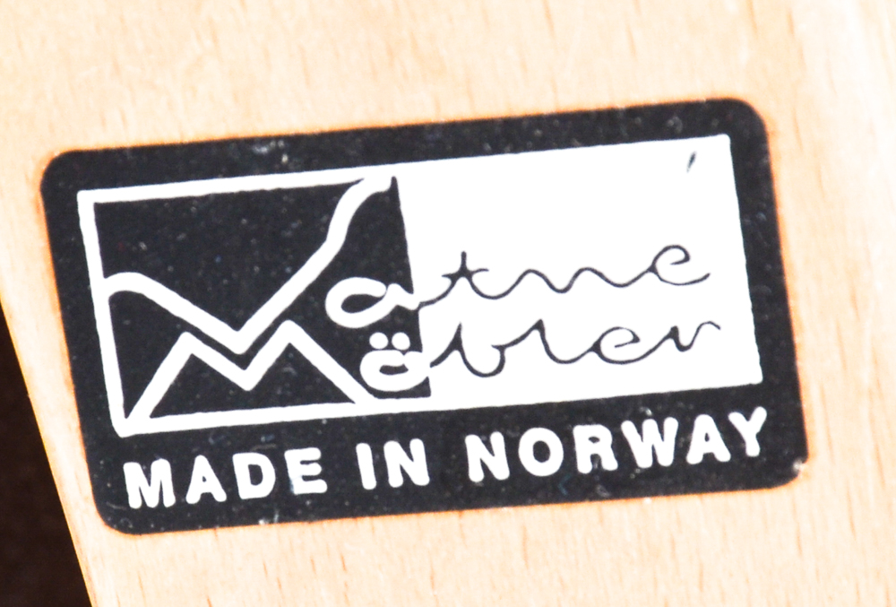 Danish Modern Leather "Falcon" Chair and Ottoman by Vatne Mobler