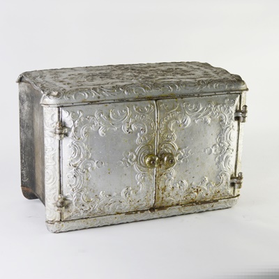 Vintage Heavy Cast Iron Box