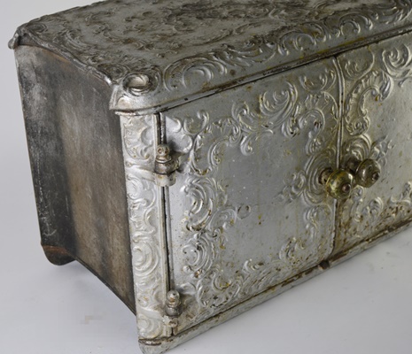 Vintage Heavy Cast Iron Box