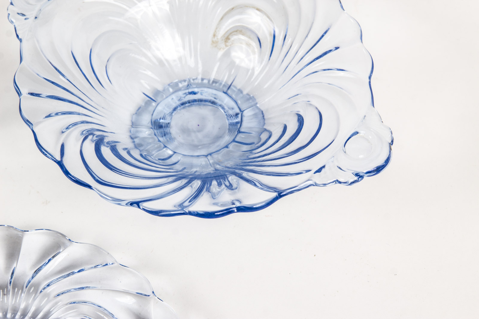 Vintage "Caprice Moonlight" Blue Glassware By Cambridge Ohio Glass