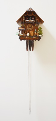 Vintage R. Rogers "Edelweiss" Chalet Style Cuckoo Clock