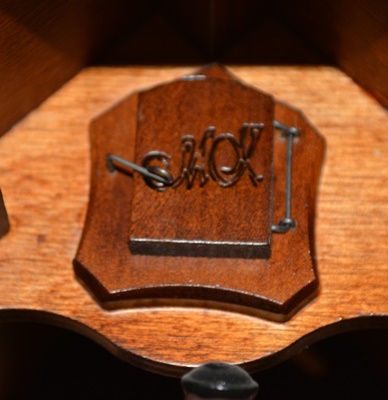 Vintage R. Rogers "Edelweiss" Chalet Style Cuckoo Clock