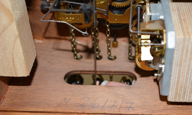 Vintage R. Rogers "Edelweiss" Chalet Style Cuckoo Clock