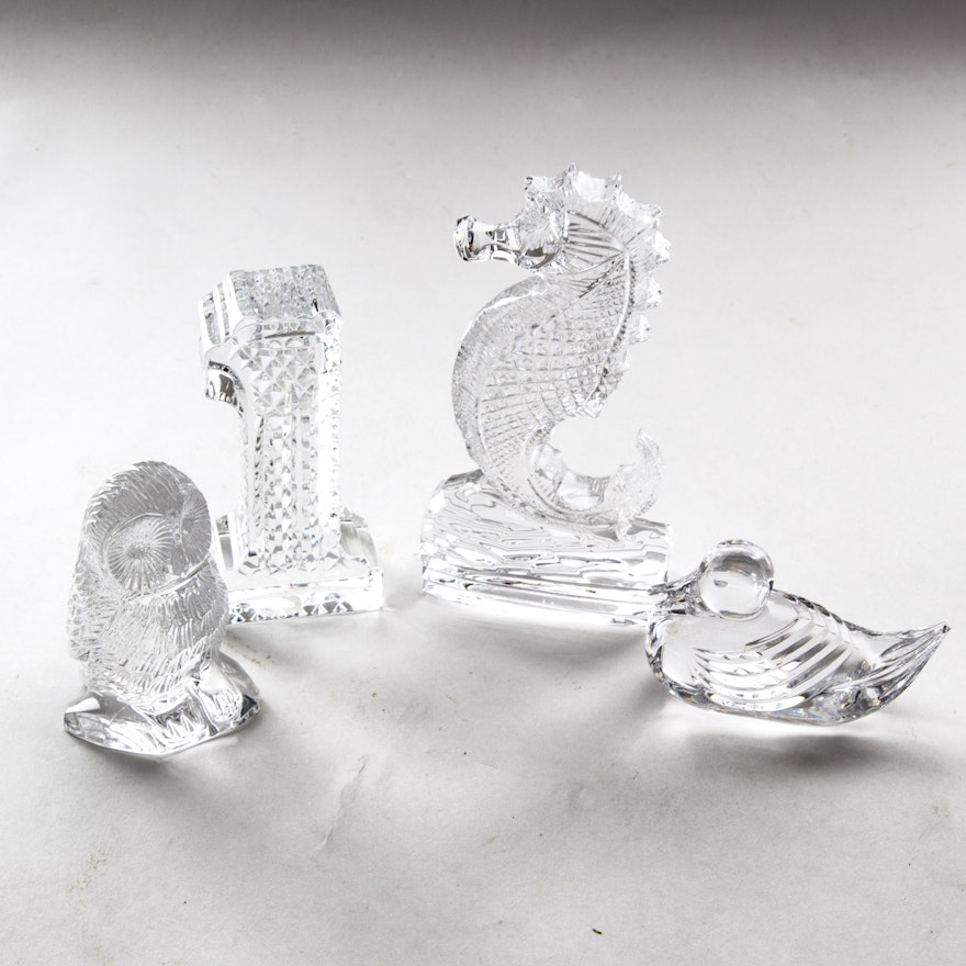 Collection of Waterford Crystal Figurines