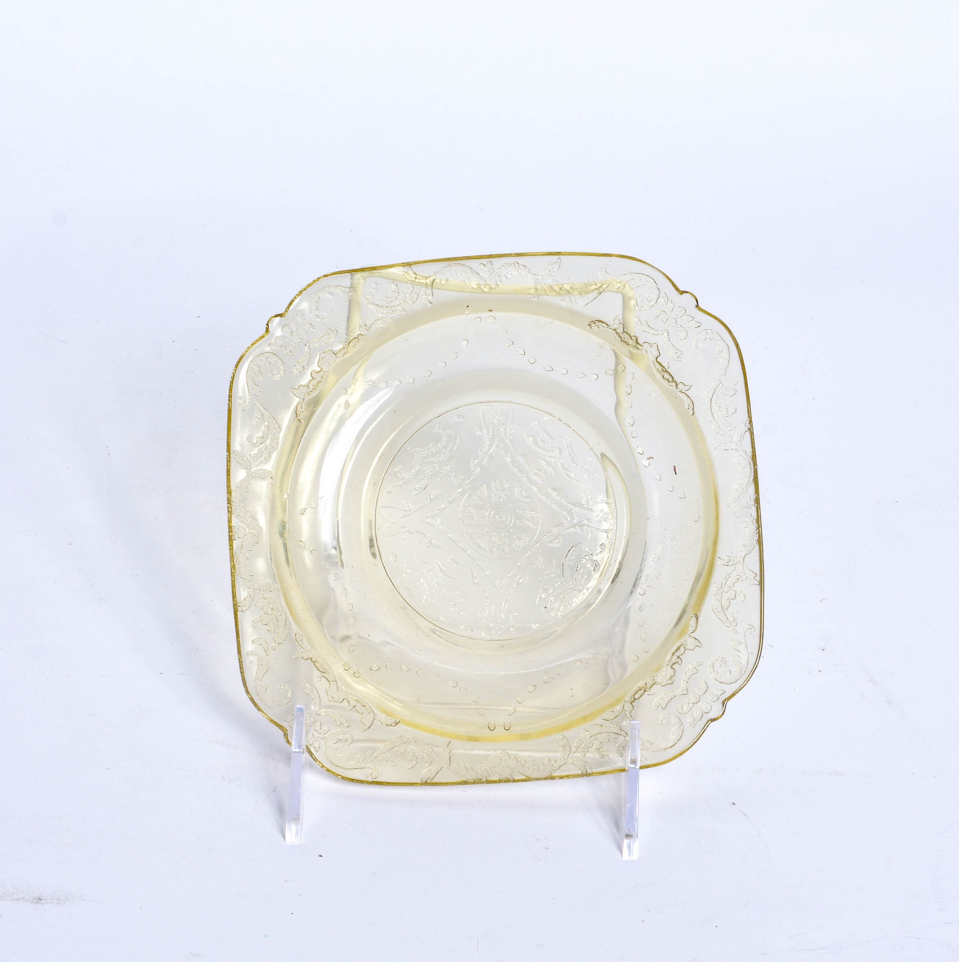 Vintage Yellow "Madrid" Glassware by The Federal Glass Company