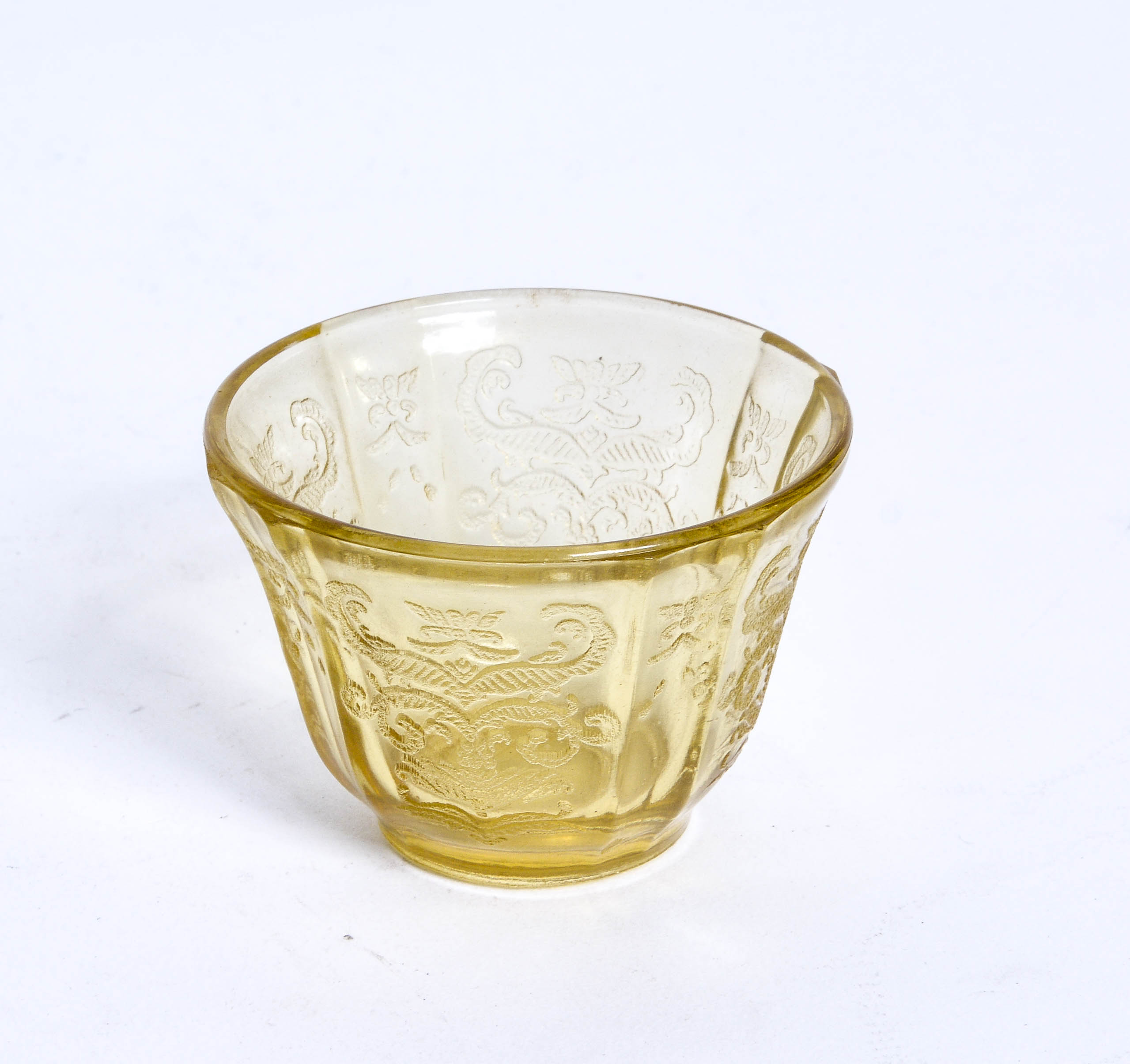 Vintage Yellow "Madrid" Glassware by The Federal Glass Company