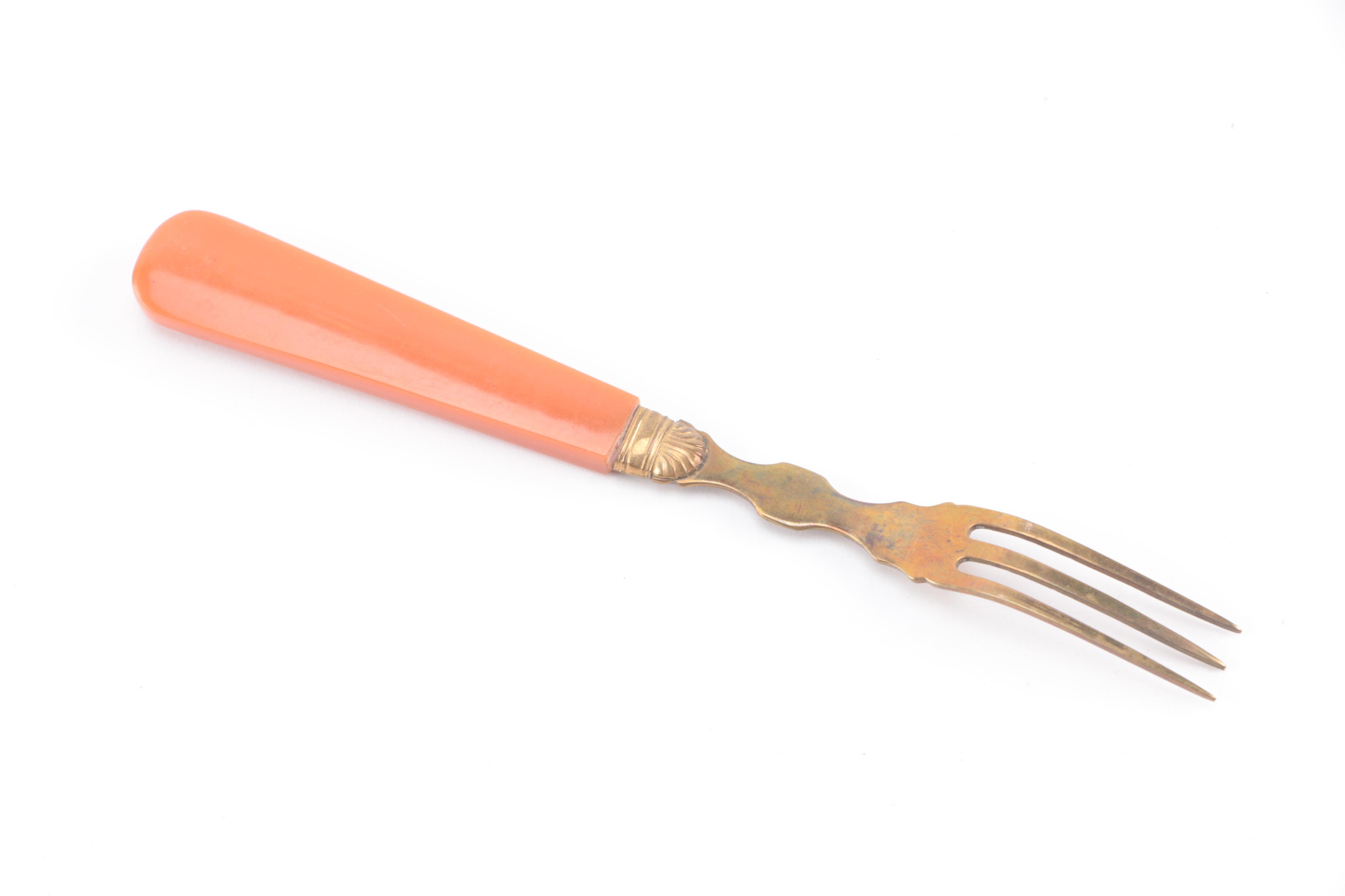 Vintage Cocktail Fork and Knife Set