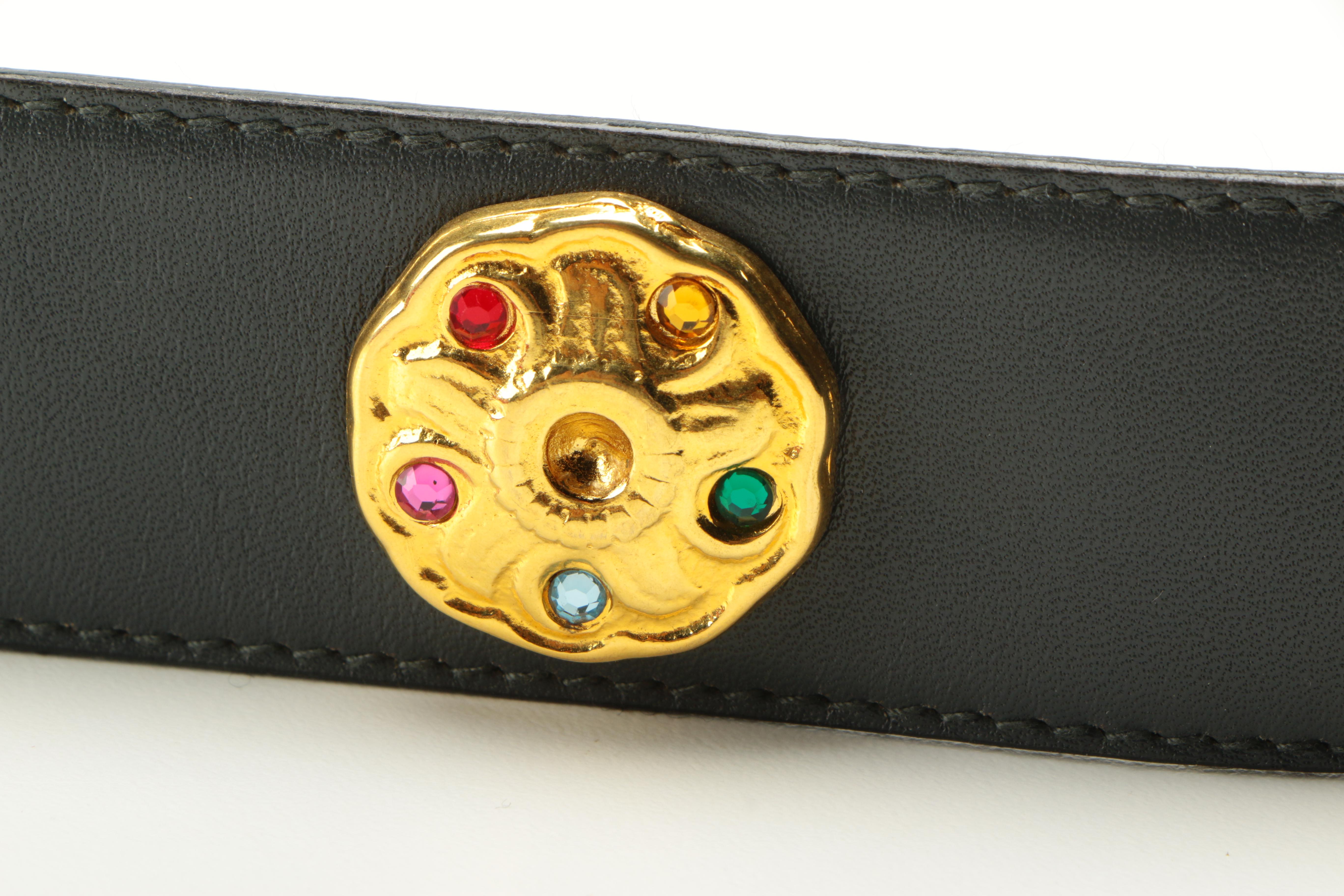 Barse Beaded Handbag and Escada Medallion Belt