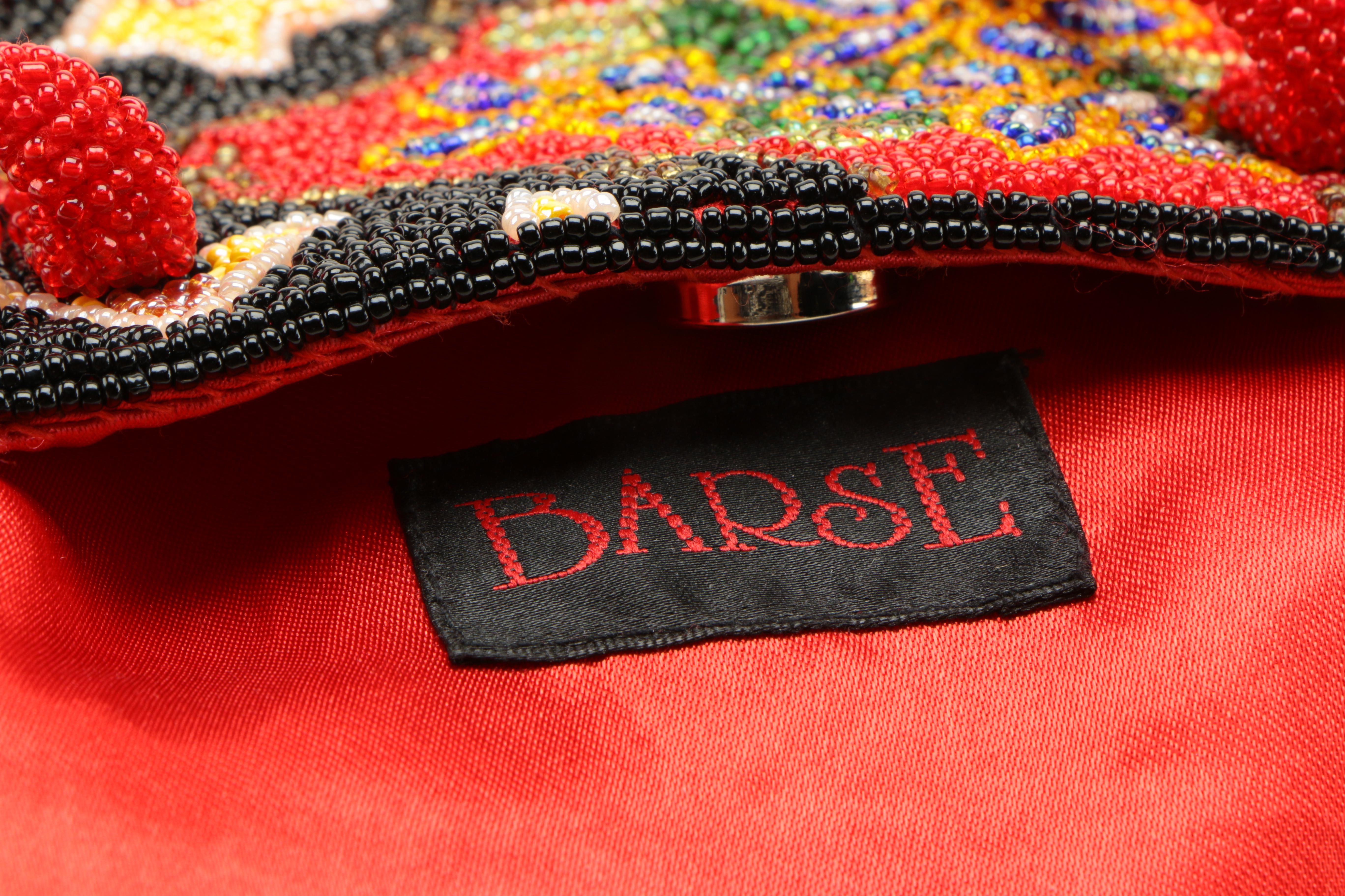 Barse Beaded Handbag and Escada Medallion Belt