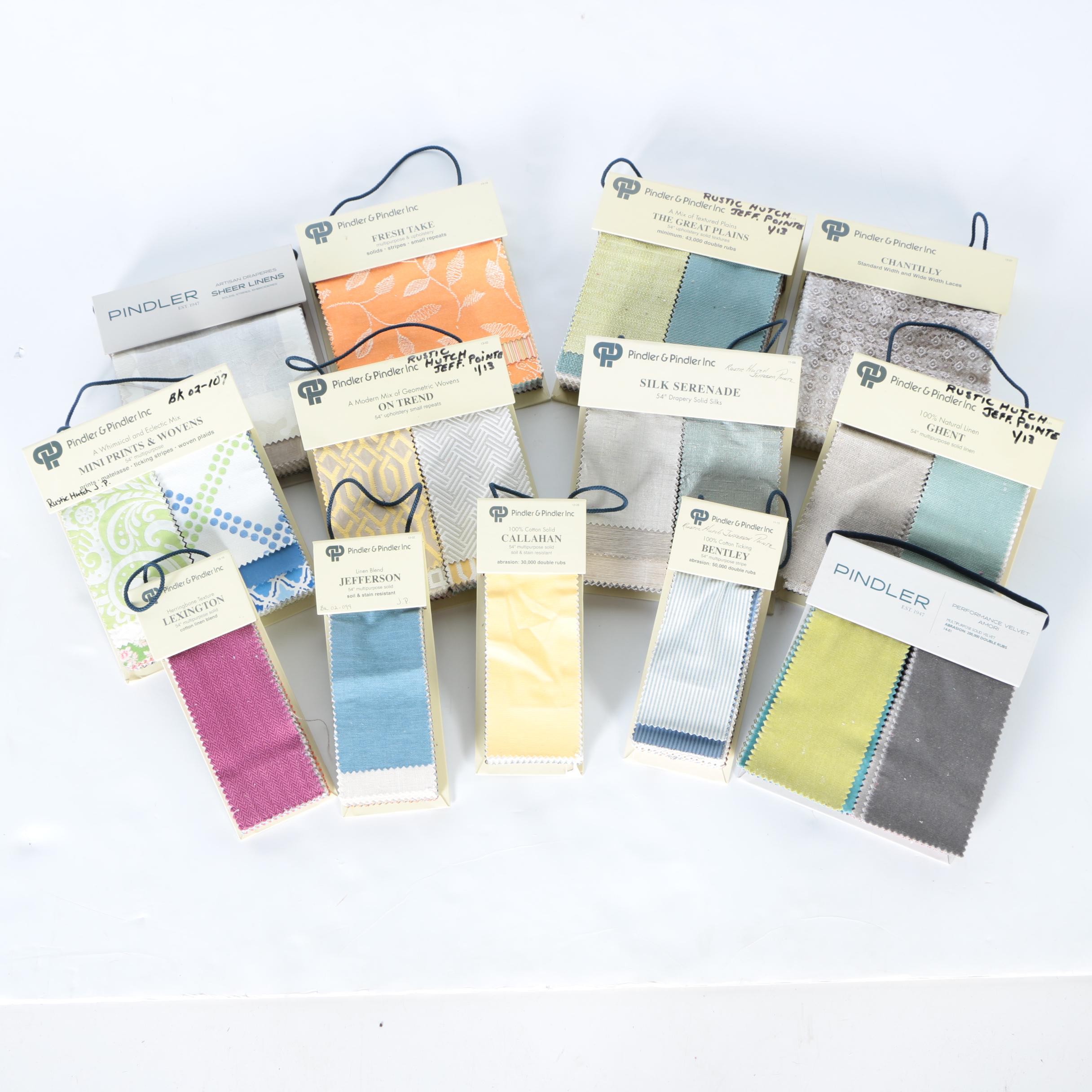 Collection of Pindler & Pindler Designer Textile Sample Books