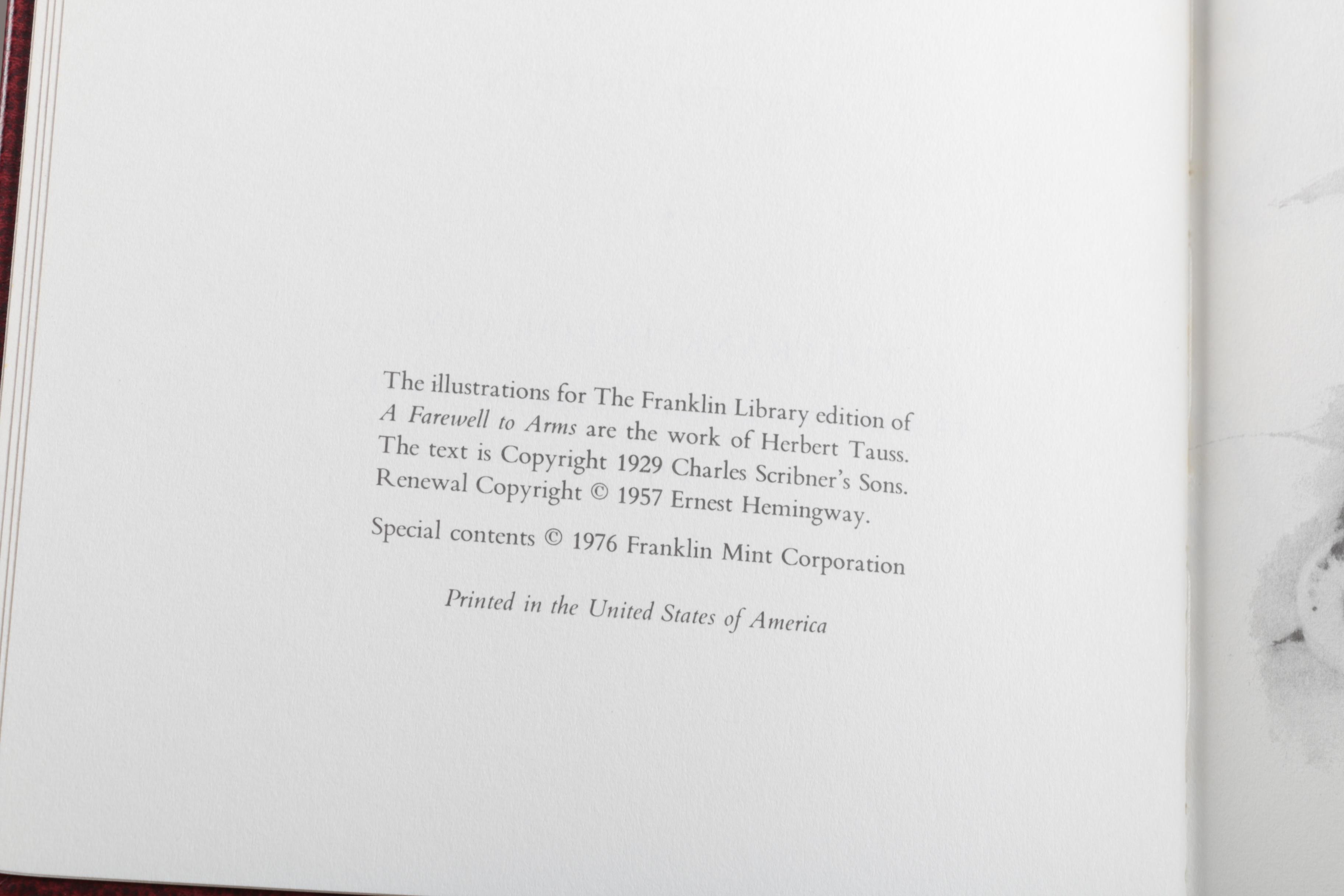 Franklin Library Edition Books