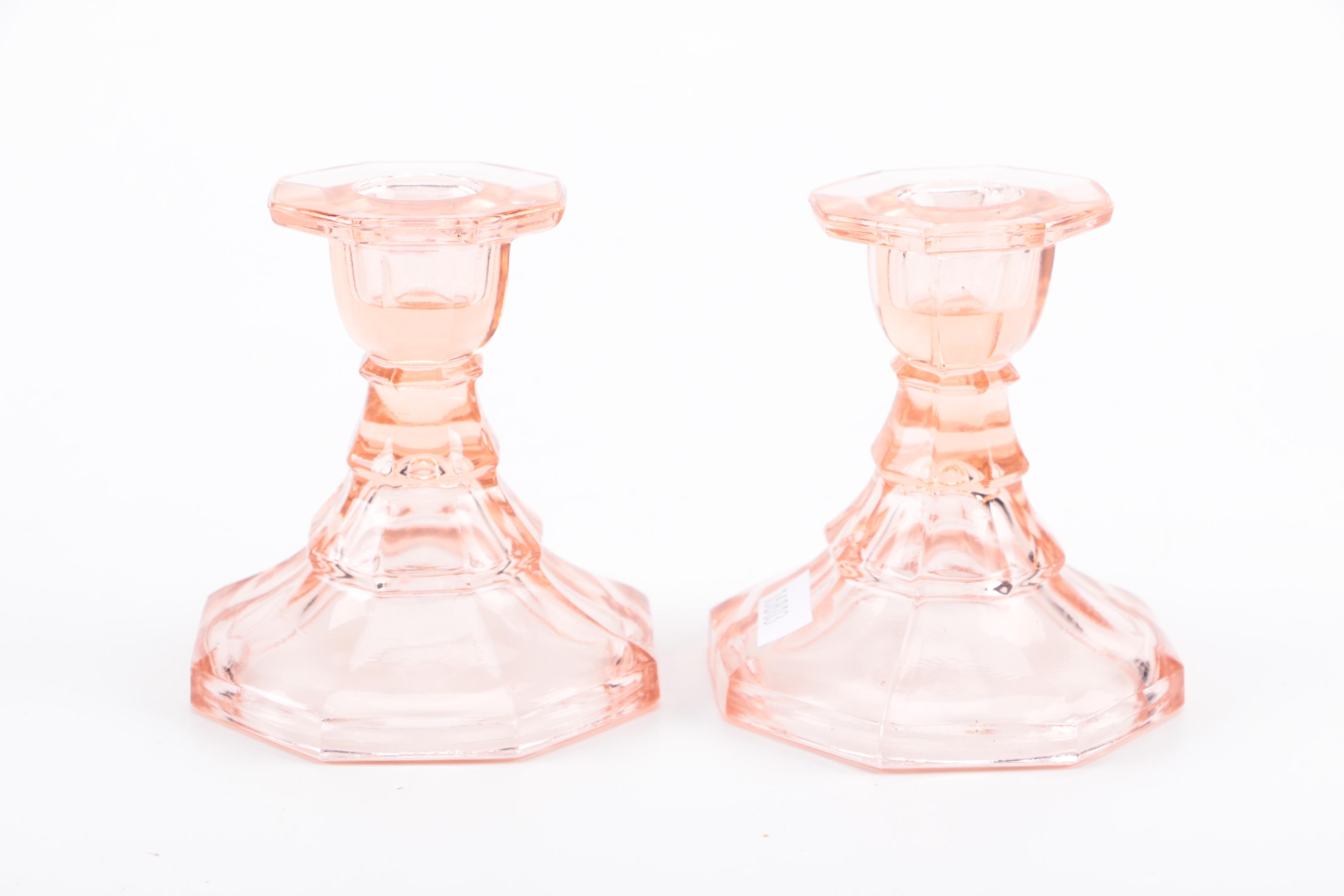 Selection of PInk Depression Glass