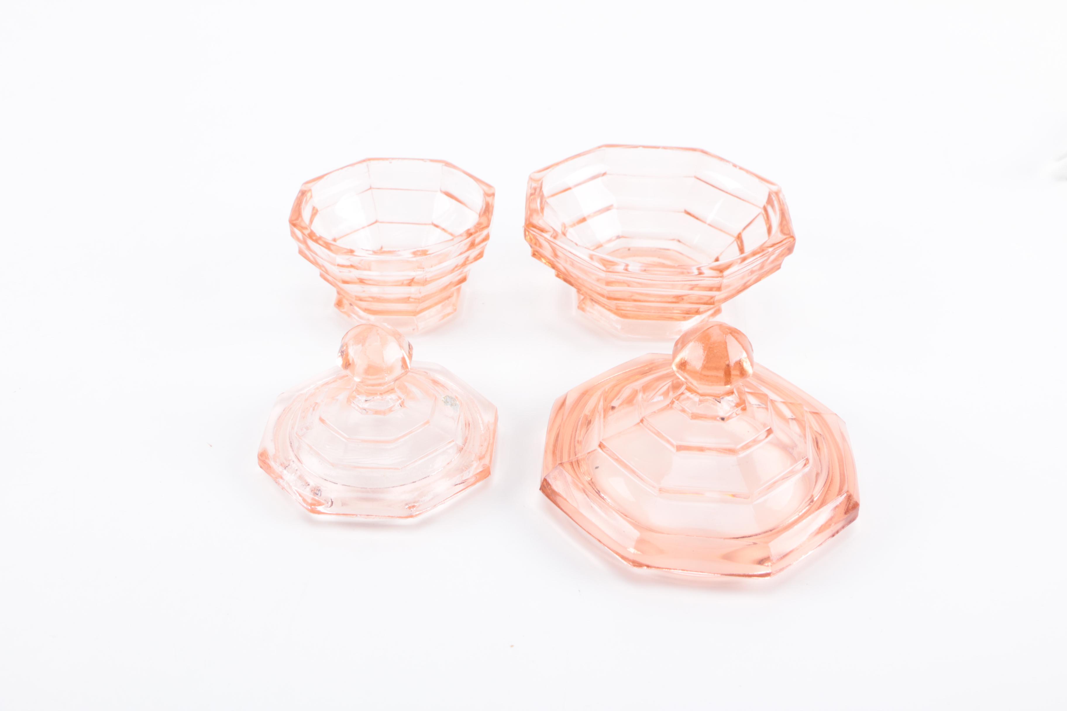 Selection of PInk Depression Glass