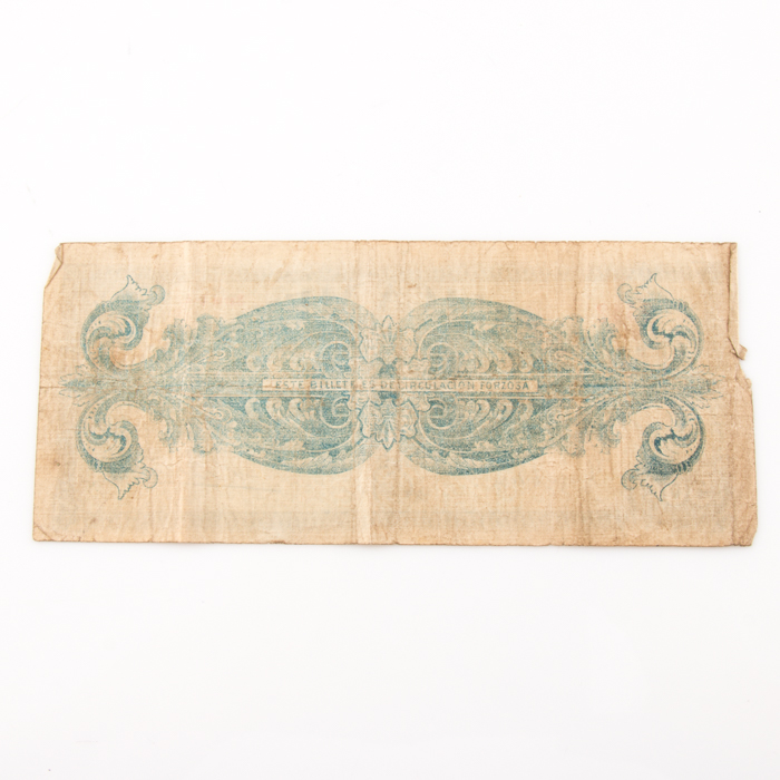 1914 Republica Mexicana 50 Centavos Note From Monterrey