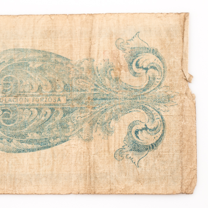 1914 Republica Mexicana 50 Centavos Note From Monterrey