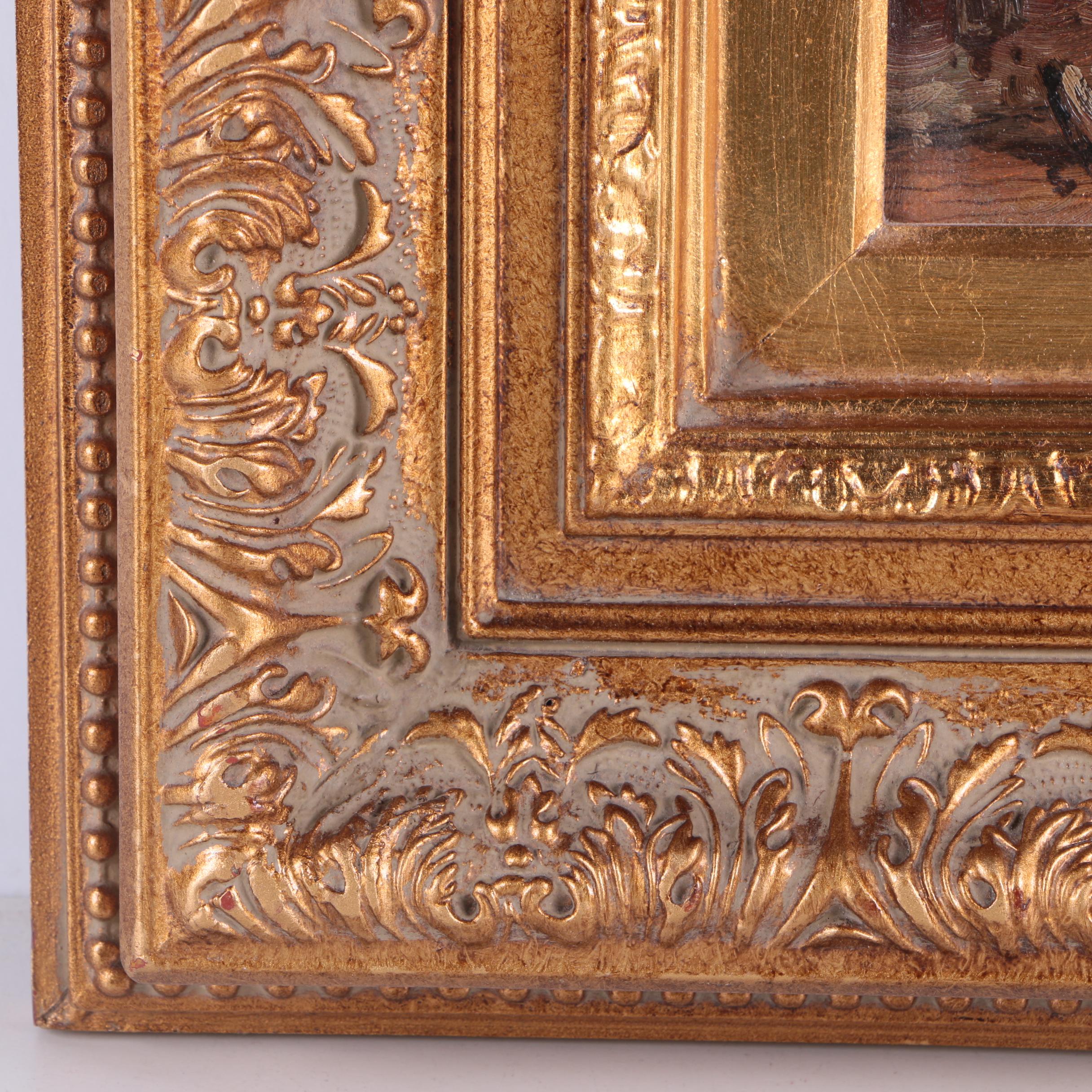 Chlason Oil Painting of a Village Road