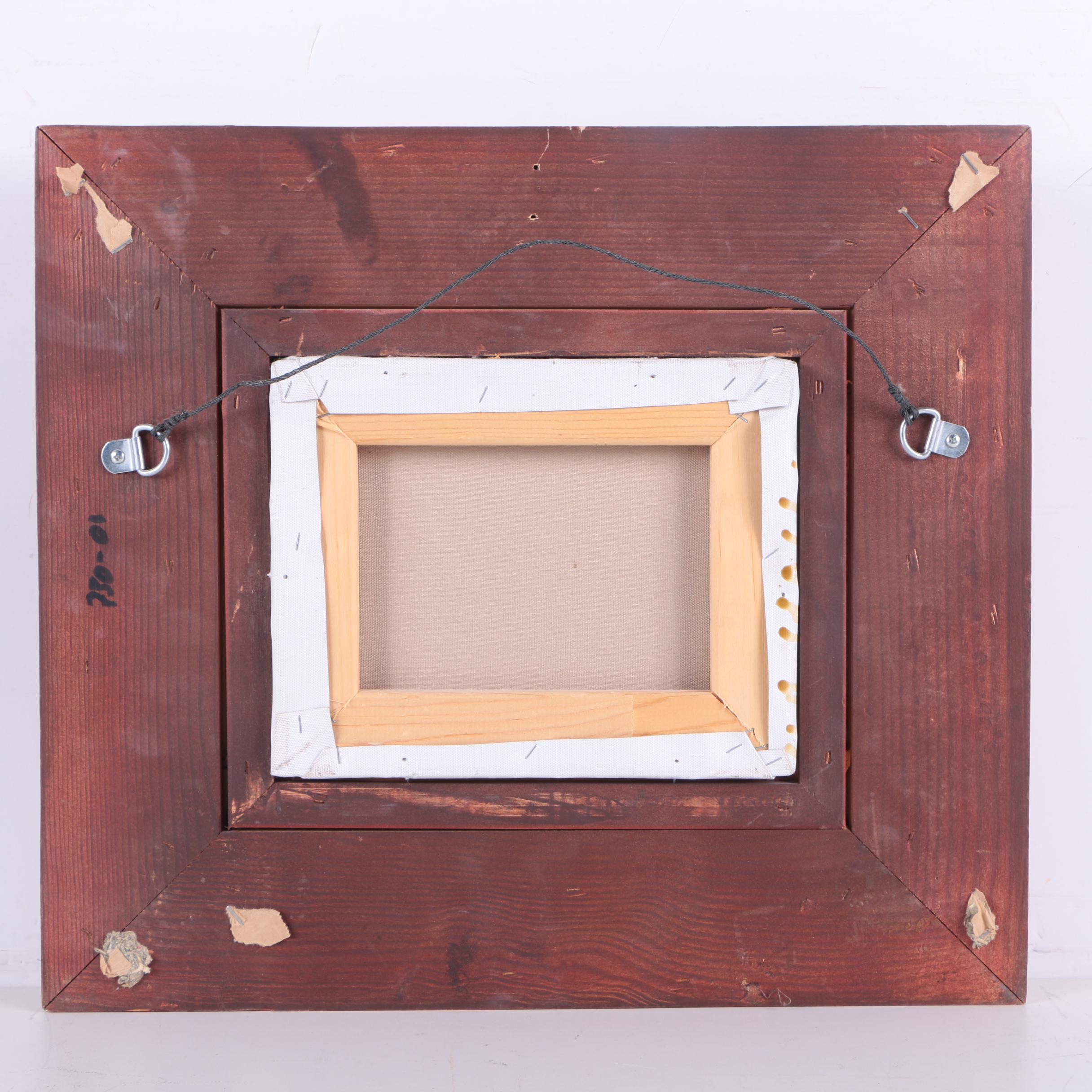 Chlason Oil Painting of a Village Road