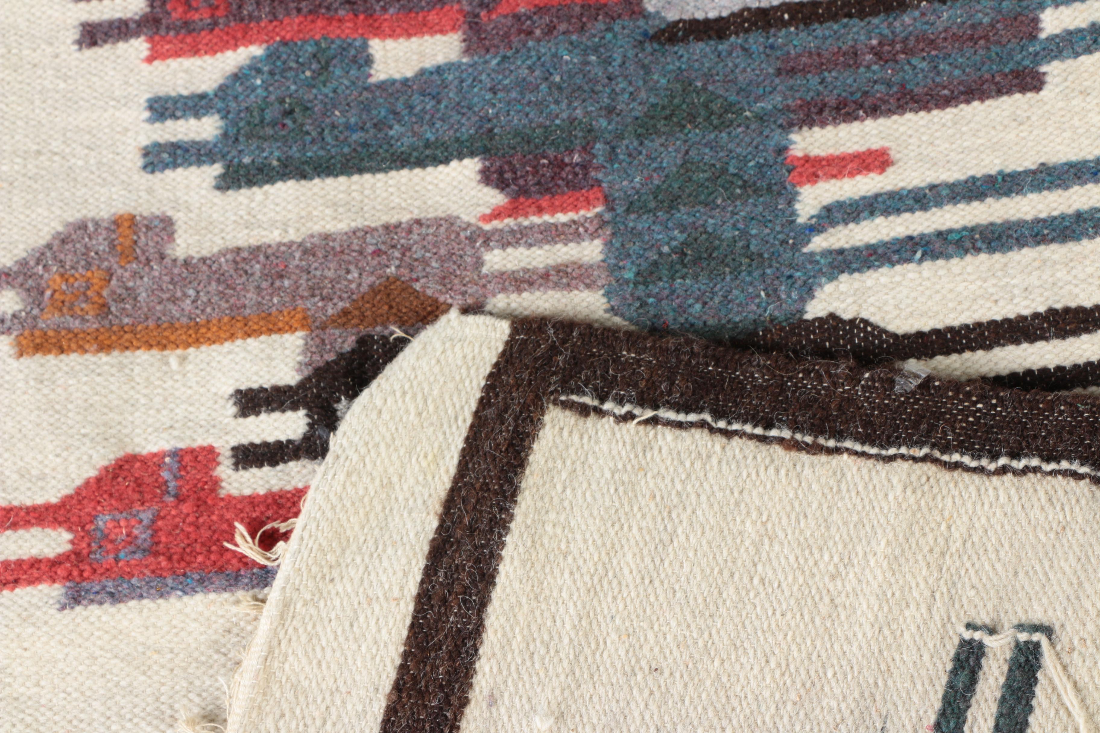 Handwoven Peruvian Llama Alpaca Rug