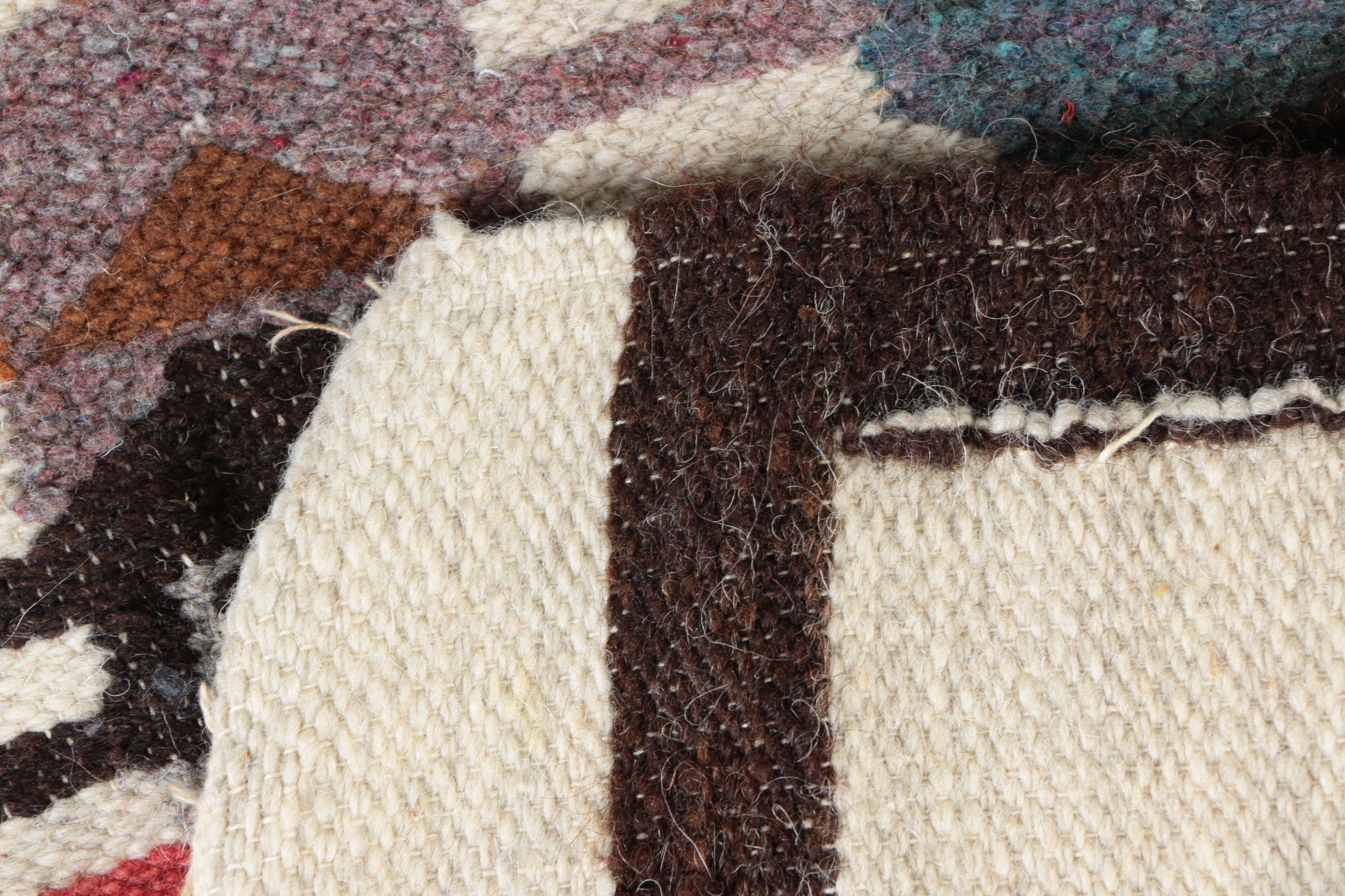 Handwoven Peruvian Llama Alpaca Rug