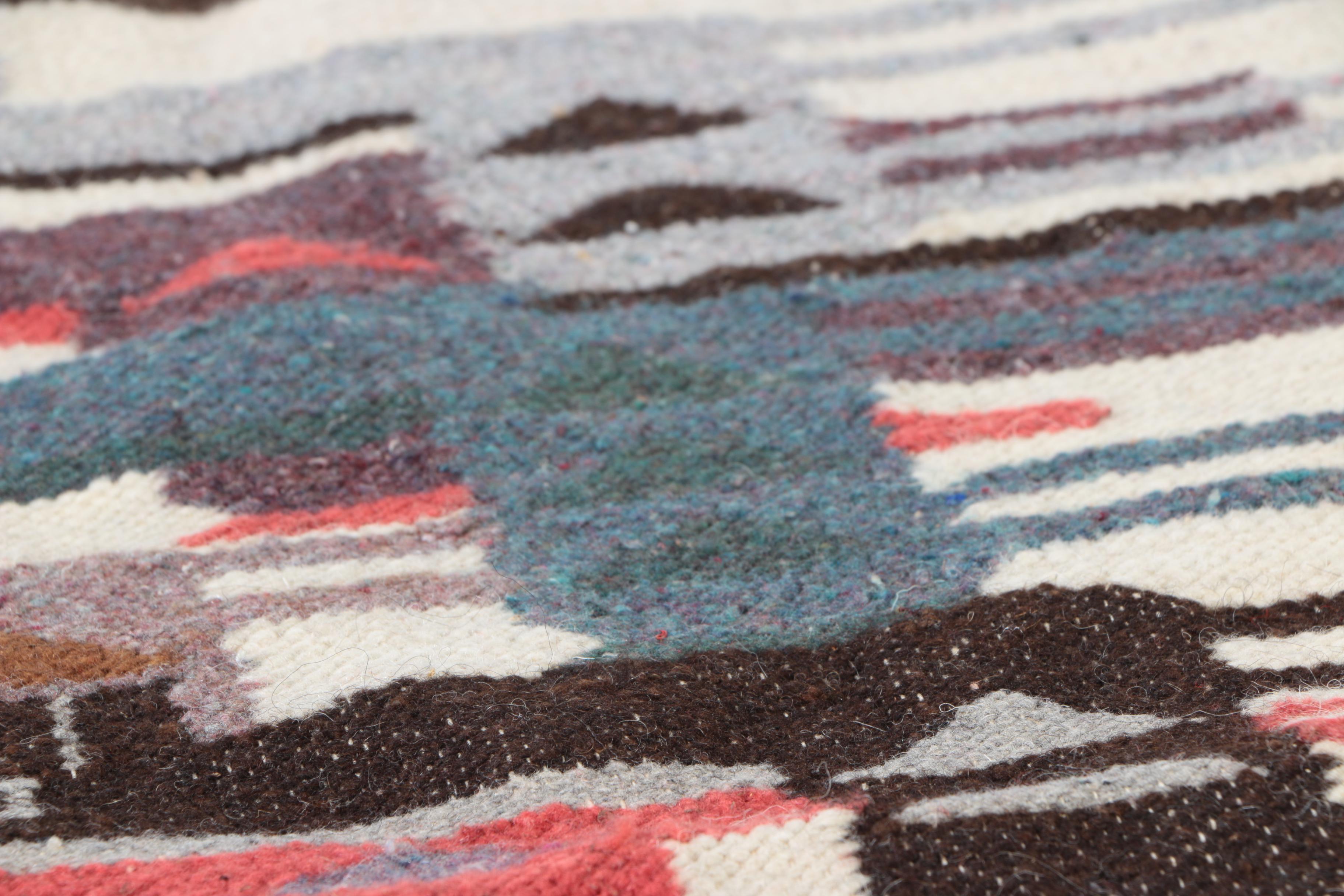 Handwoven Peruvian Llama Alpaca Rug